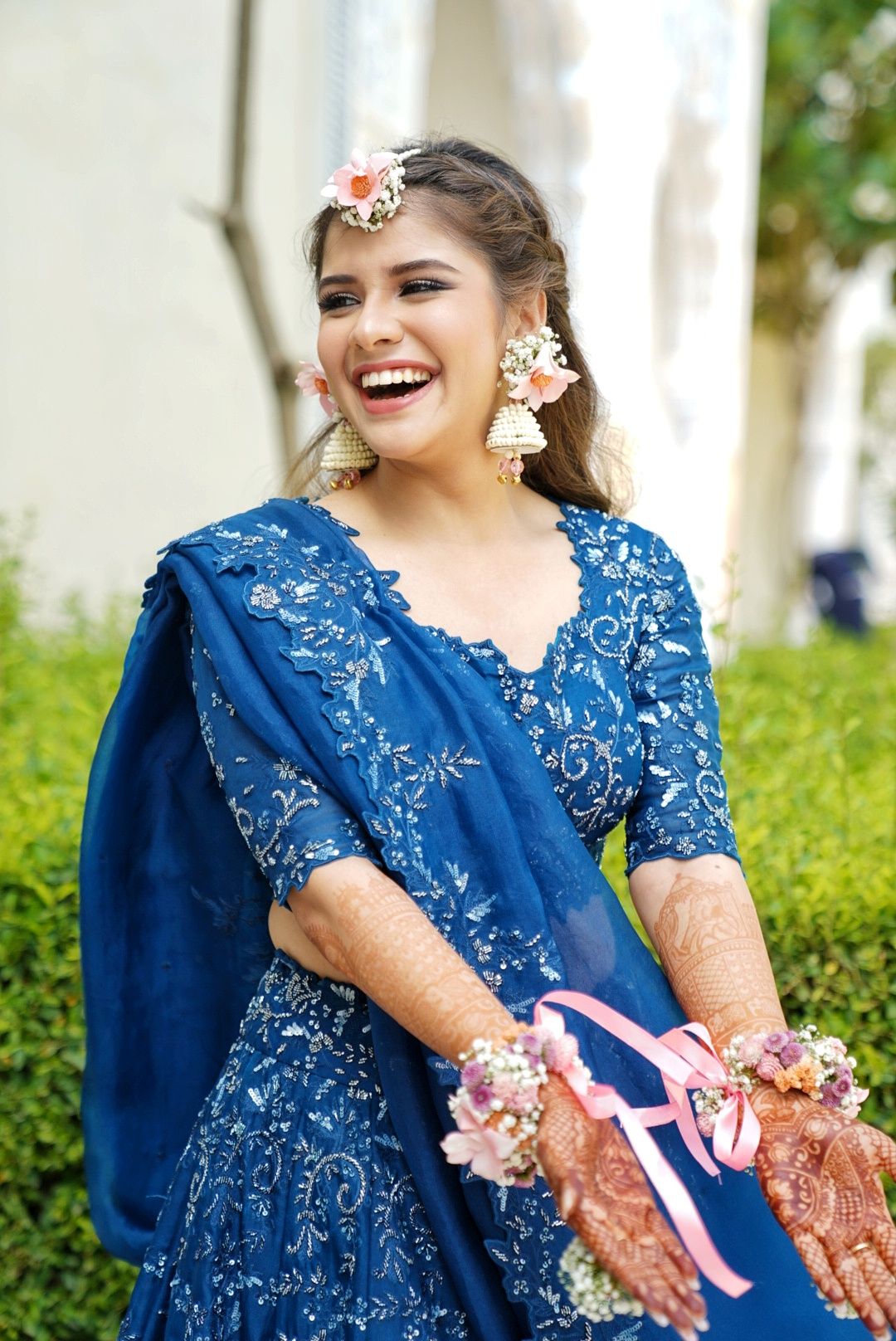 bride happy