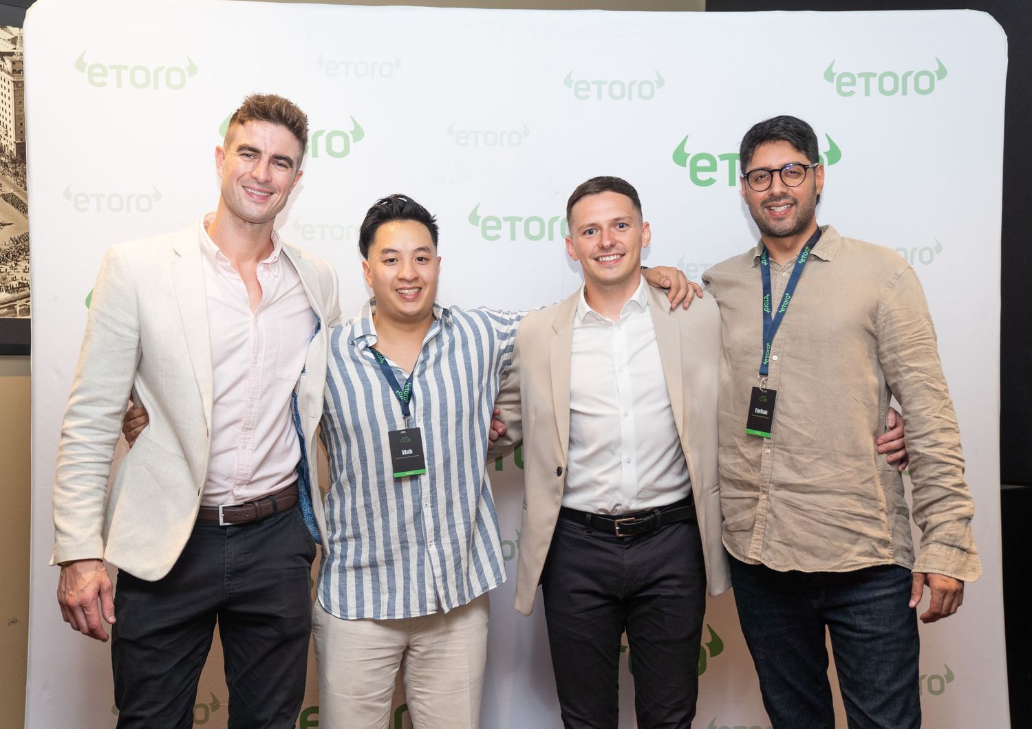 Event photographer capturing candid moments at a business conference