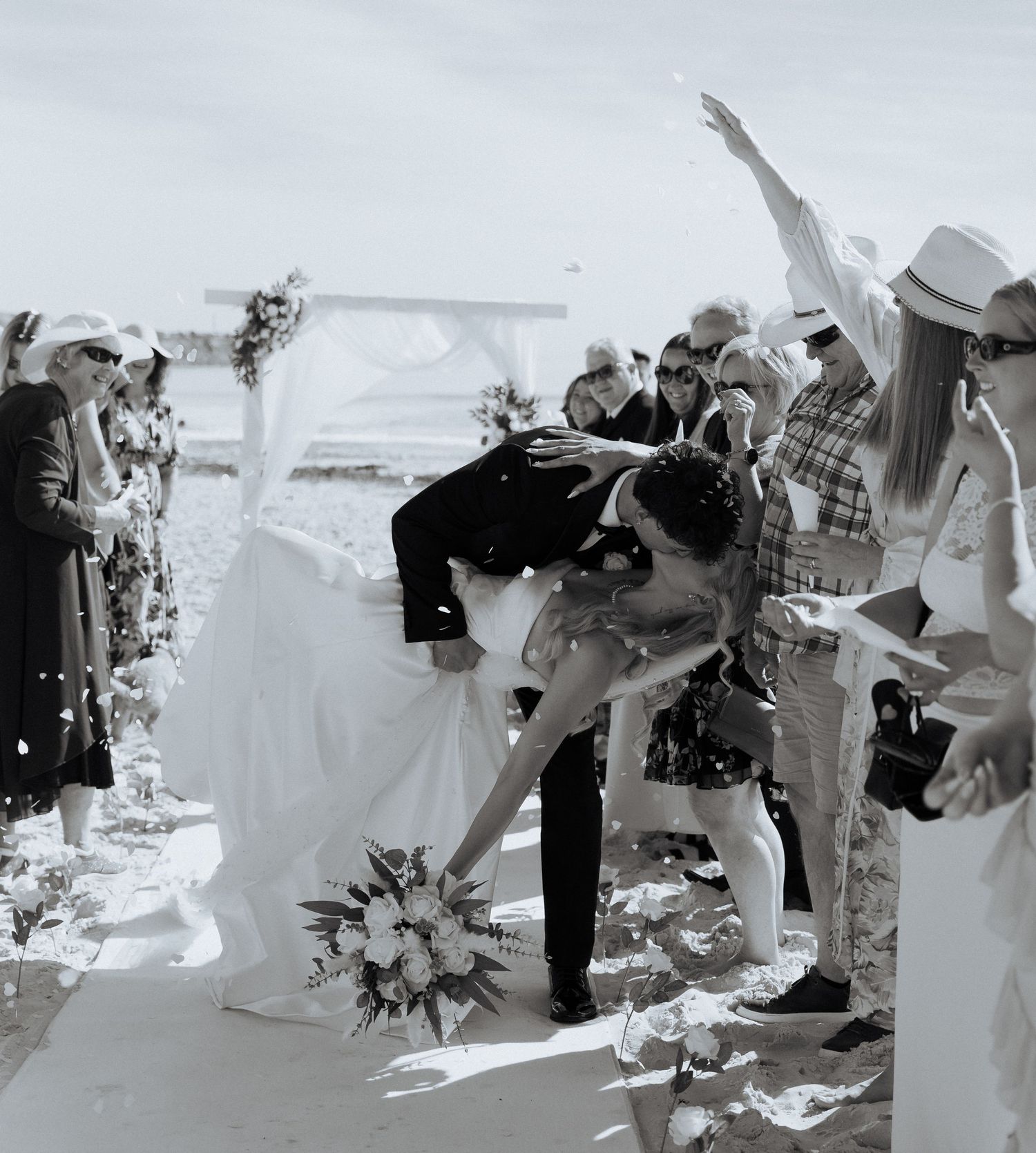braytmedia pt willunga wedding bridal exit