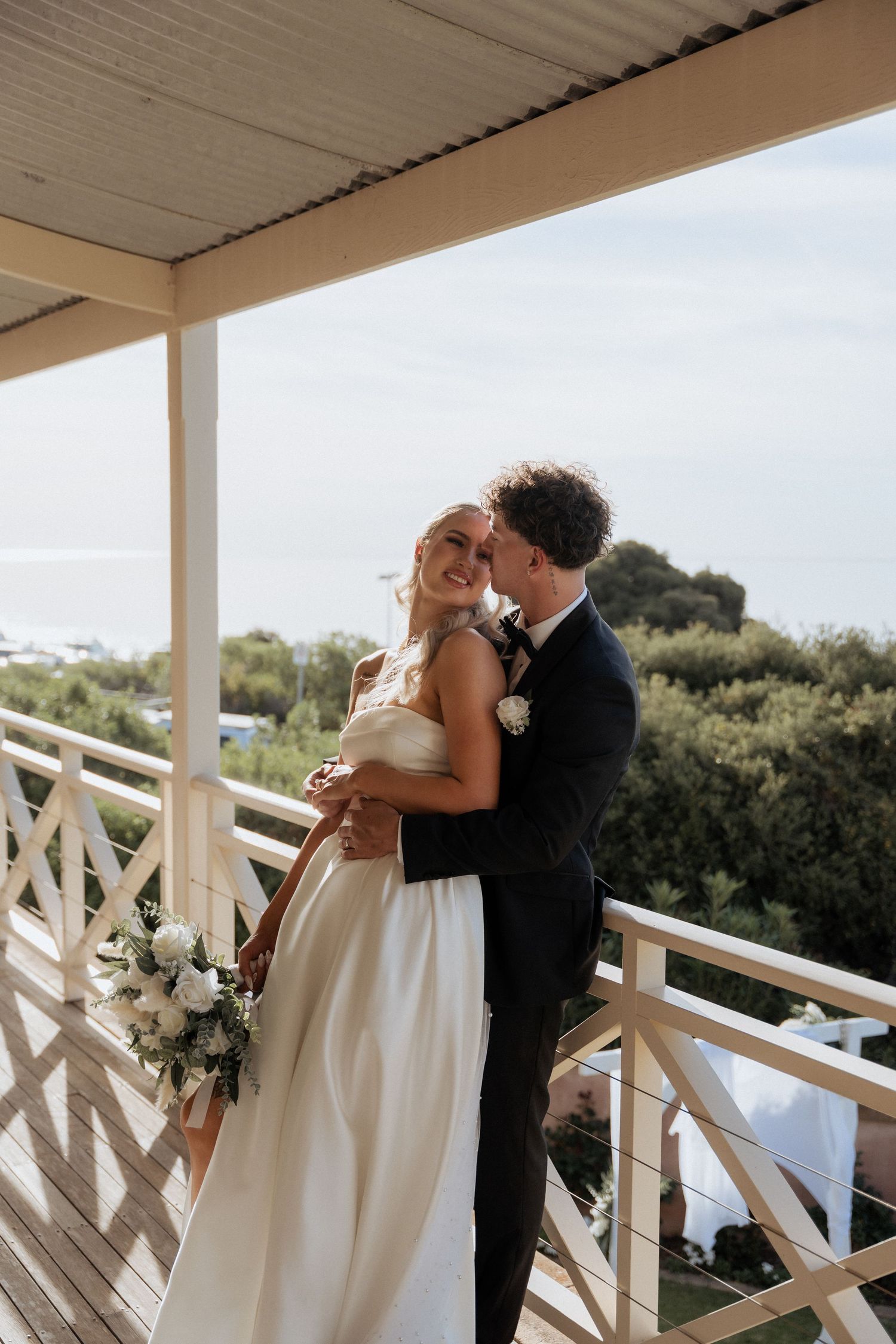 Alton house wedding, Port Willunga images by braytmedia on the front decking