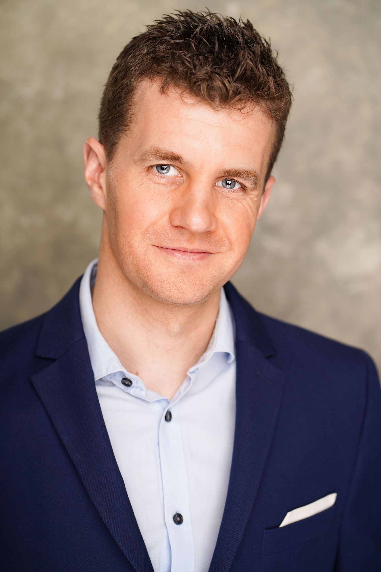 xecutive corporate headshot in studio setting NYC