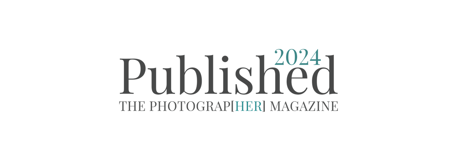 Simple text-based logo design for Published Photography Magazine 2024.