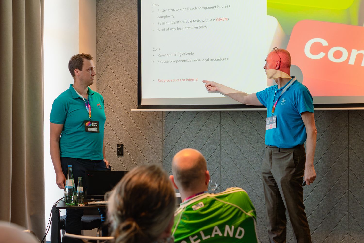 Christoffer Andersen und Luc van Vugt halten gemeinsam einen Vortrag auf der ColorCloud 2025