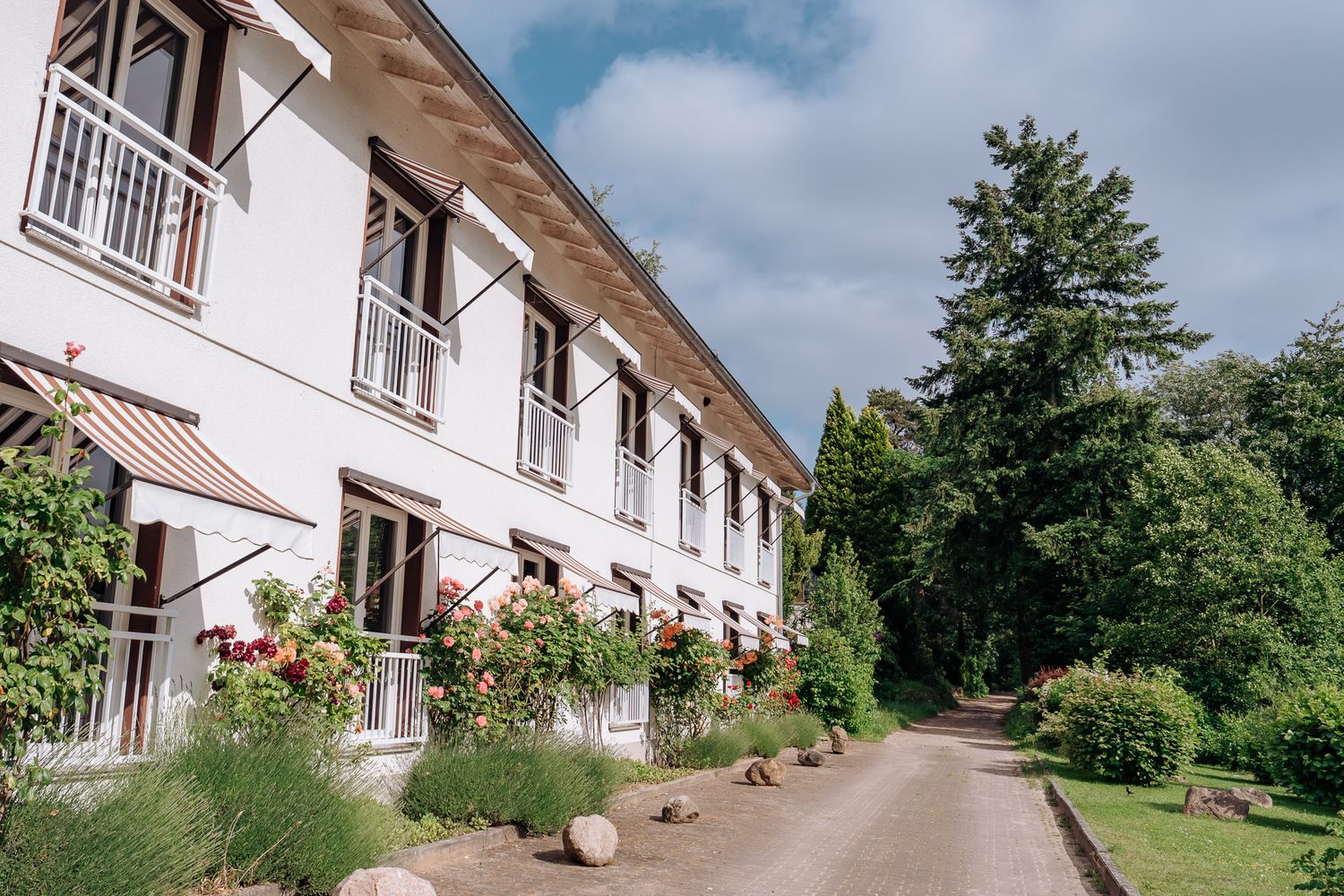 Außenansicht des Landhotels Forsthaus Seebergen