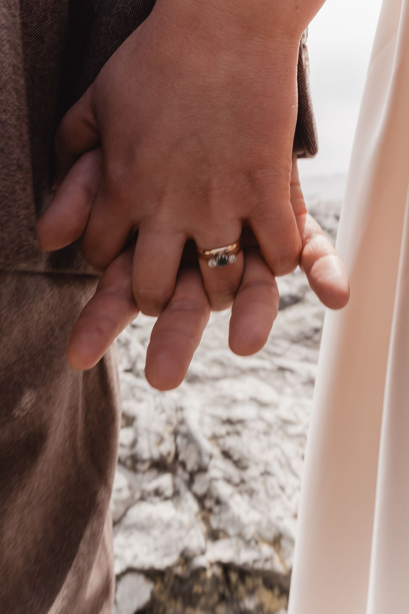 Wedding rings, Marazion Cornwall