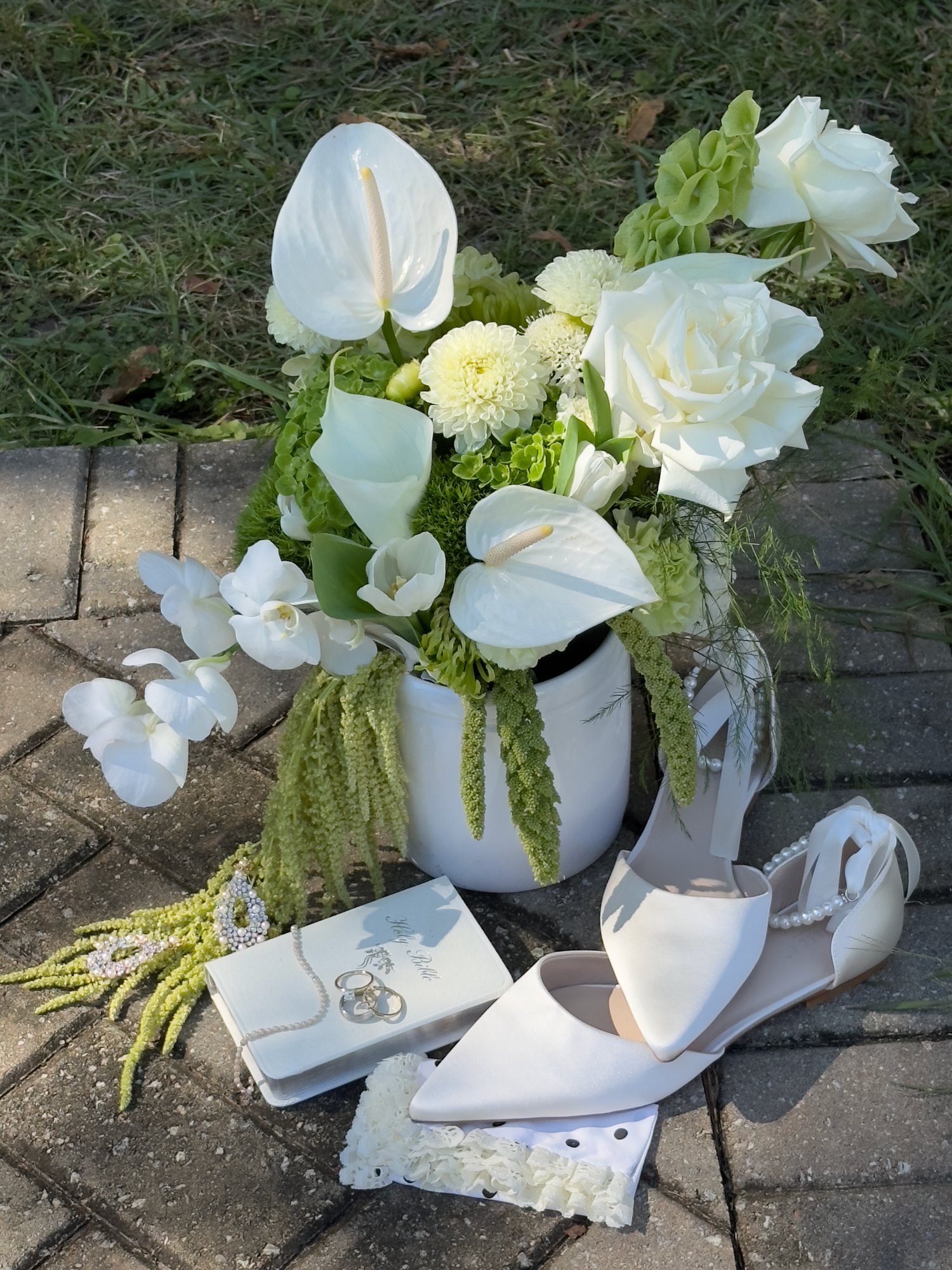 Wedding detail shot captured by content creator