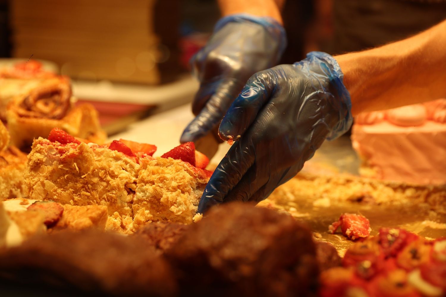 Close-up food photography of fresh street food preparation, shot by professional London lifestyle photographer ARIETA Studios.