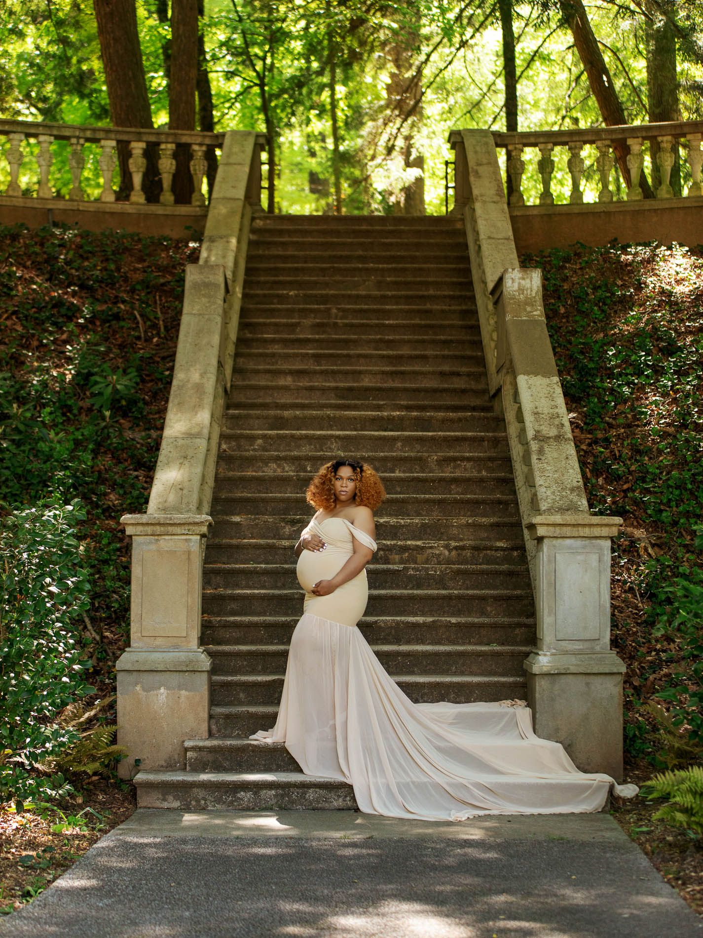 atlanta maternity photography international photographer black female maternity newborn baby motherhood paris garden