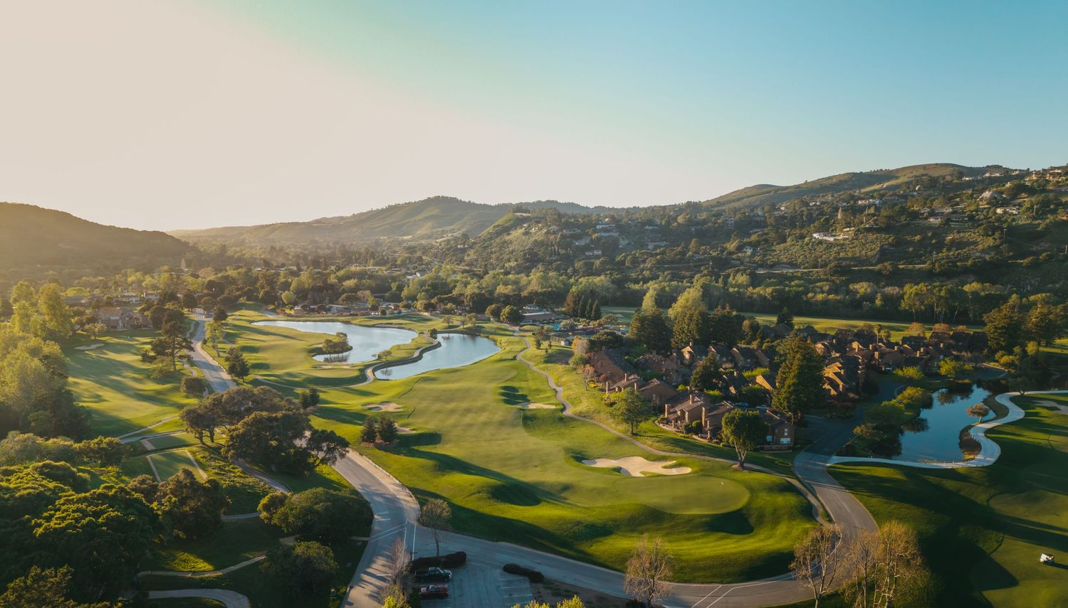 carmel valley ranch, golf course in california, monterrey peninsula, pebble beach