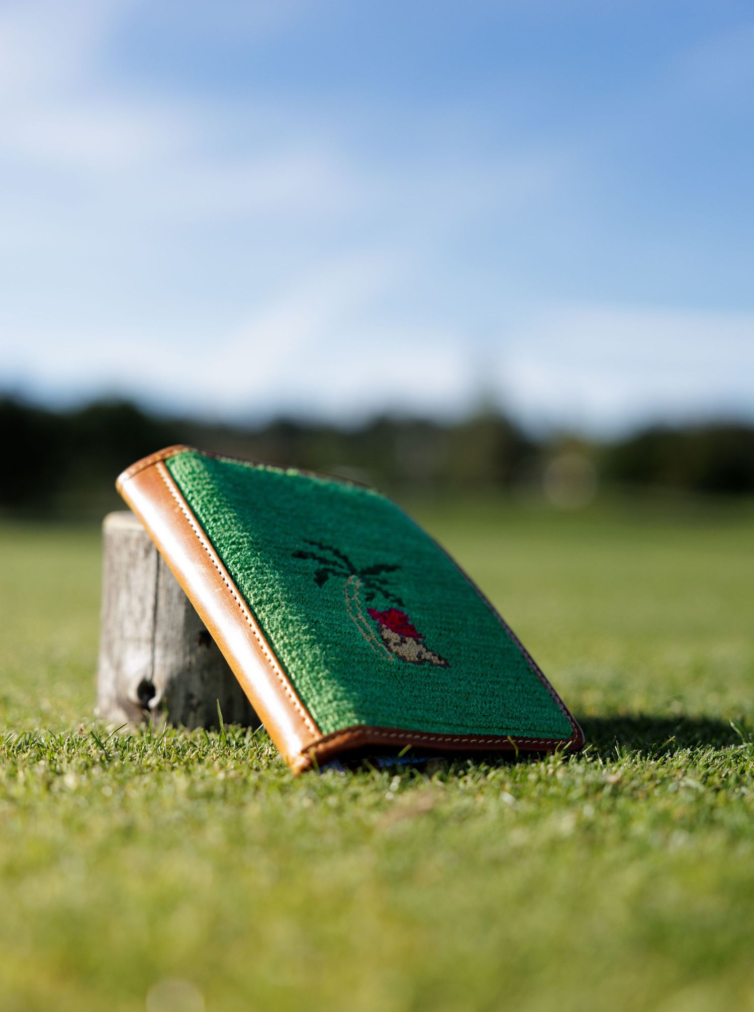 golf scorebook holder taken as a brand image by a golf brand photographer