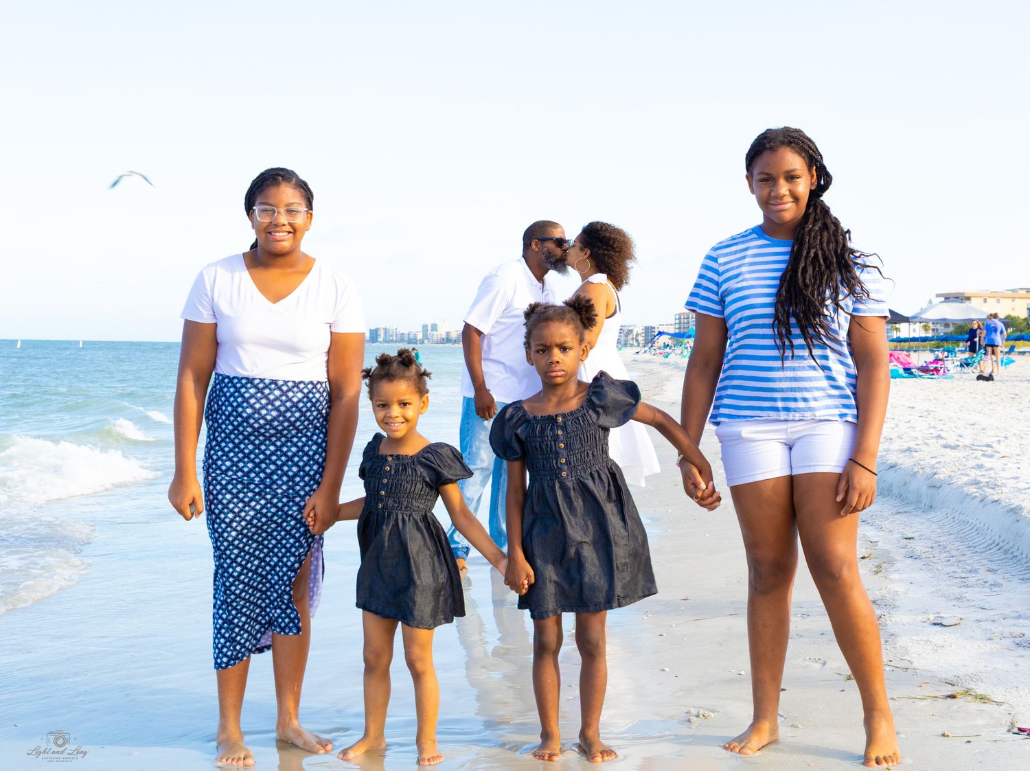 family portraits at the beach st. Pete beach Florida