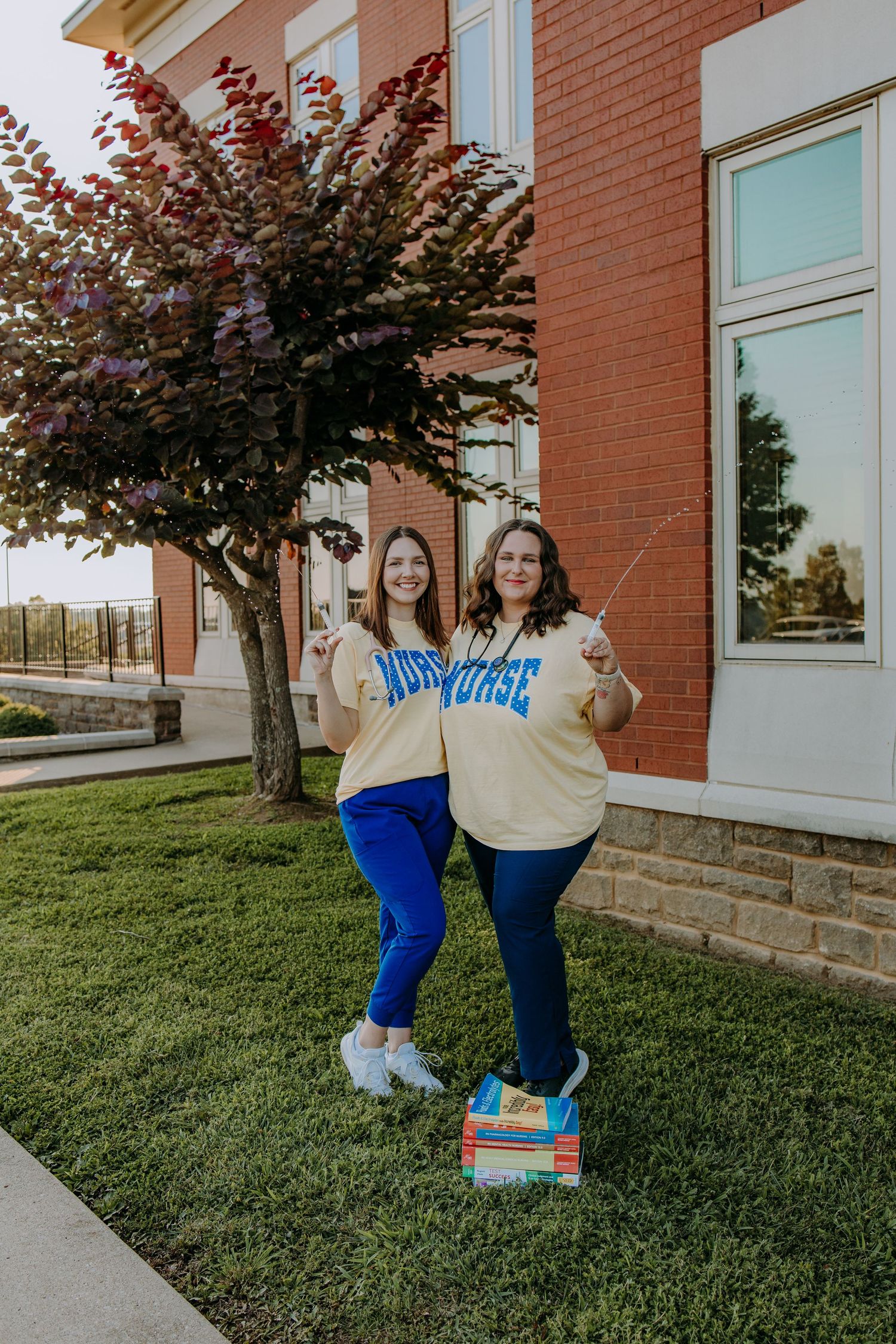 Two nursing grads in matching 