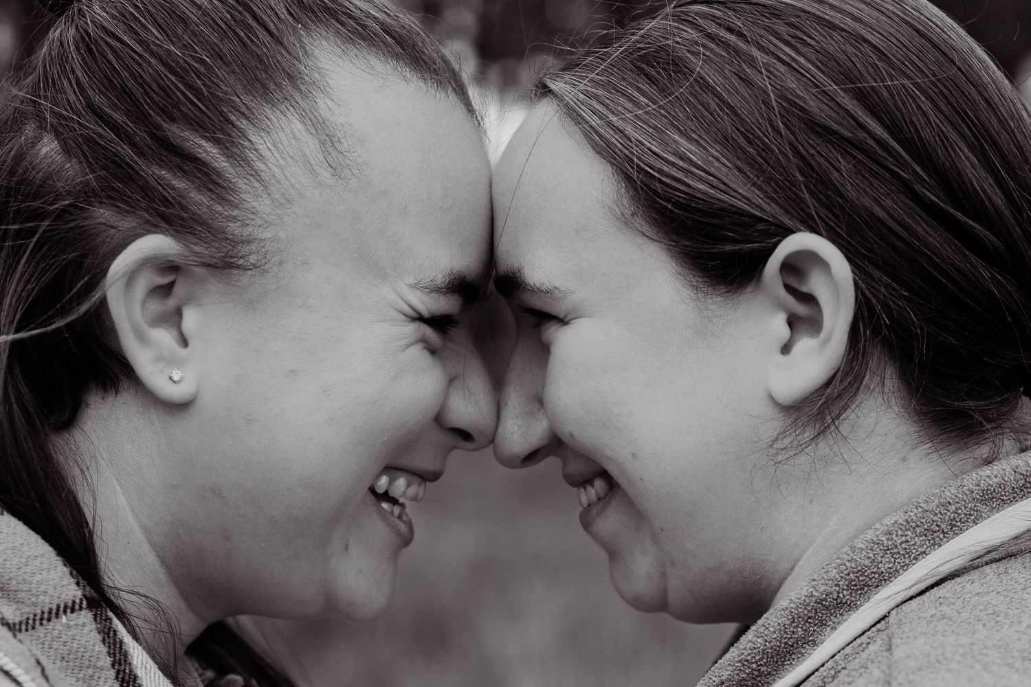 Intimate couple moments captured naturally