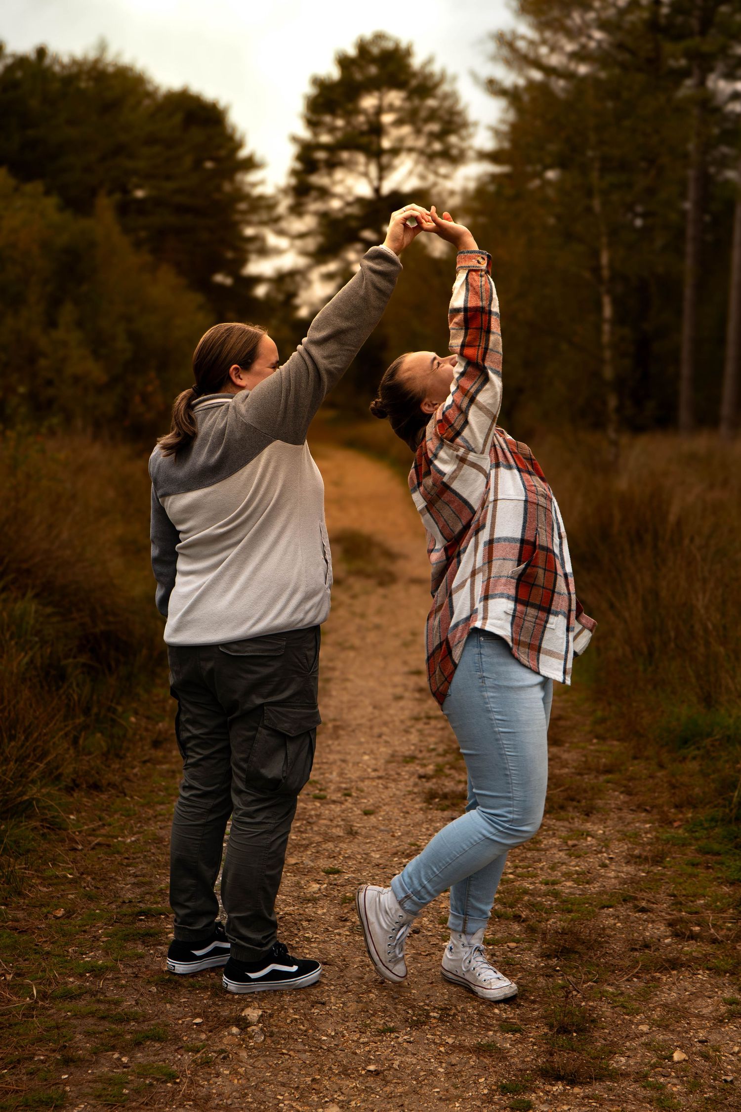 Couple dancing during lifestyle photography session