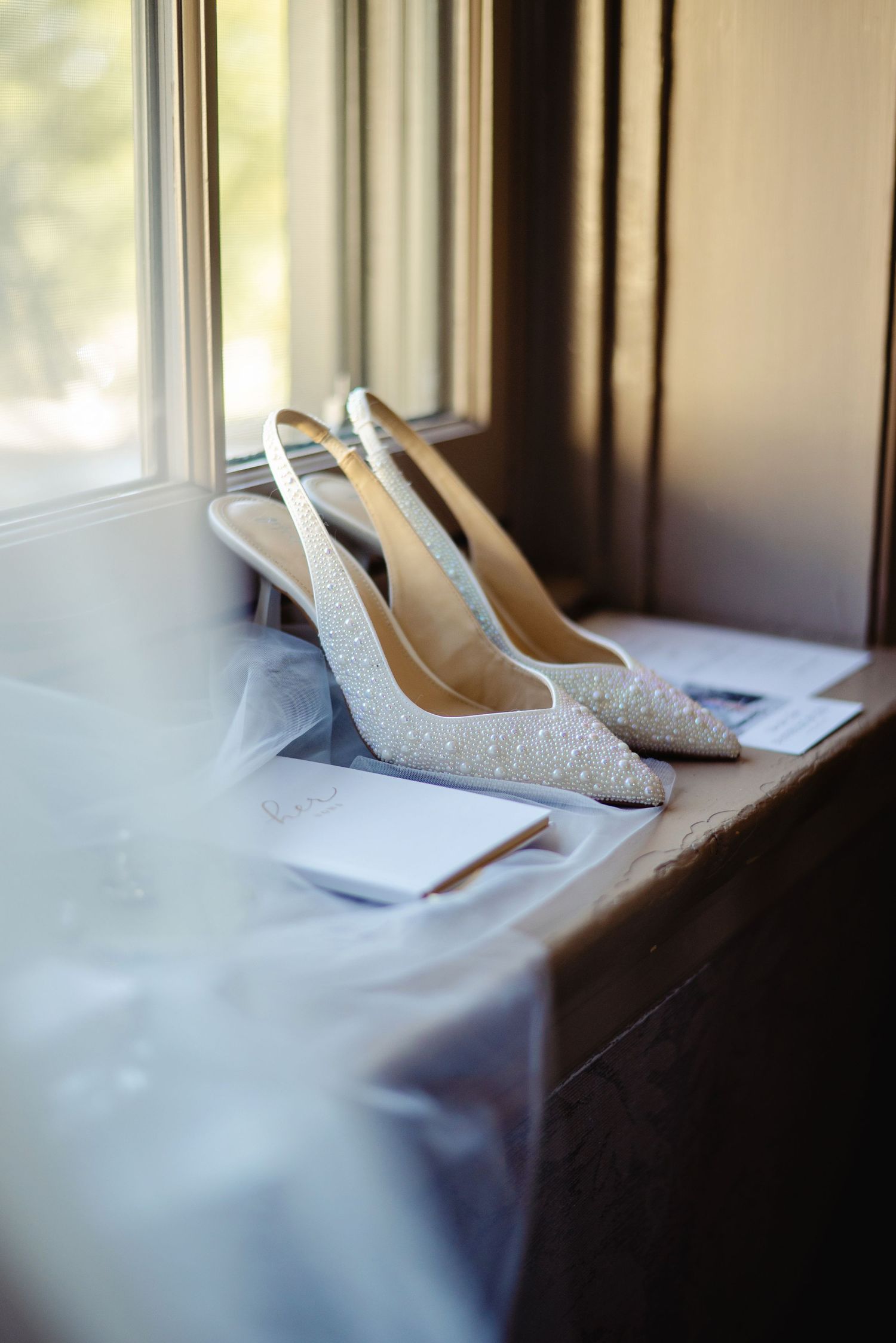 Brides vows and shoes. Ottawa Wedding Photography. Ottawa Wedding Videography.