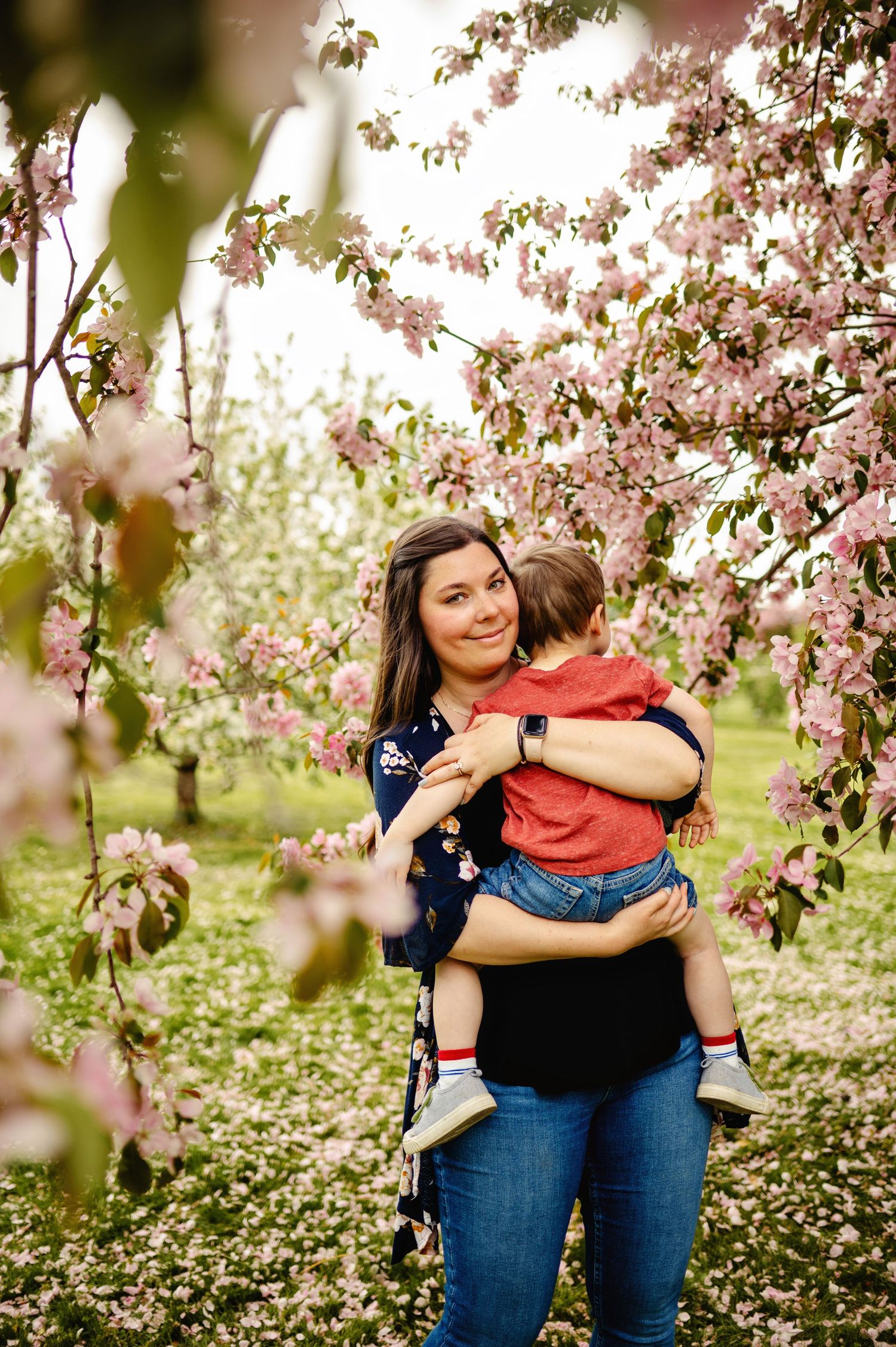 Shauna hugging her son. Ottawa Wedding Photographer and Videographer