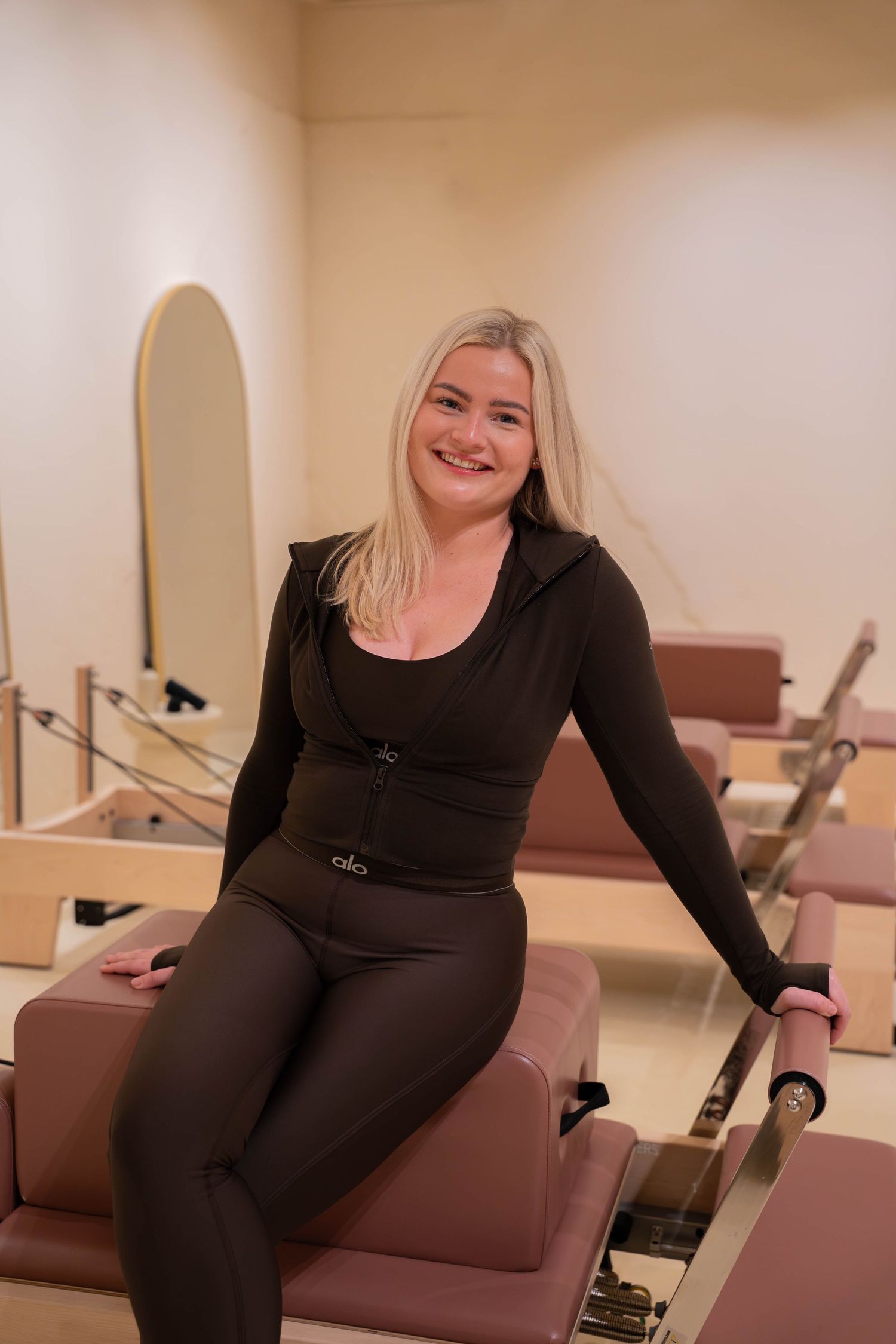 vrouwelijke ondernemer tijdens branding shoot