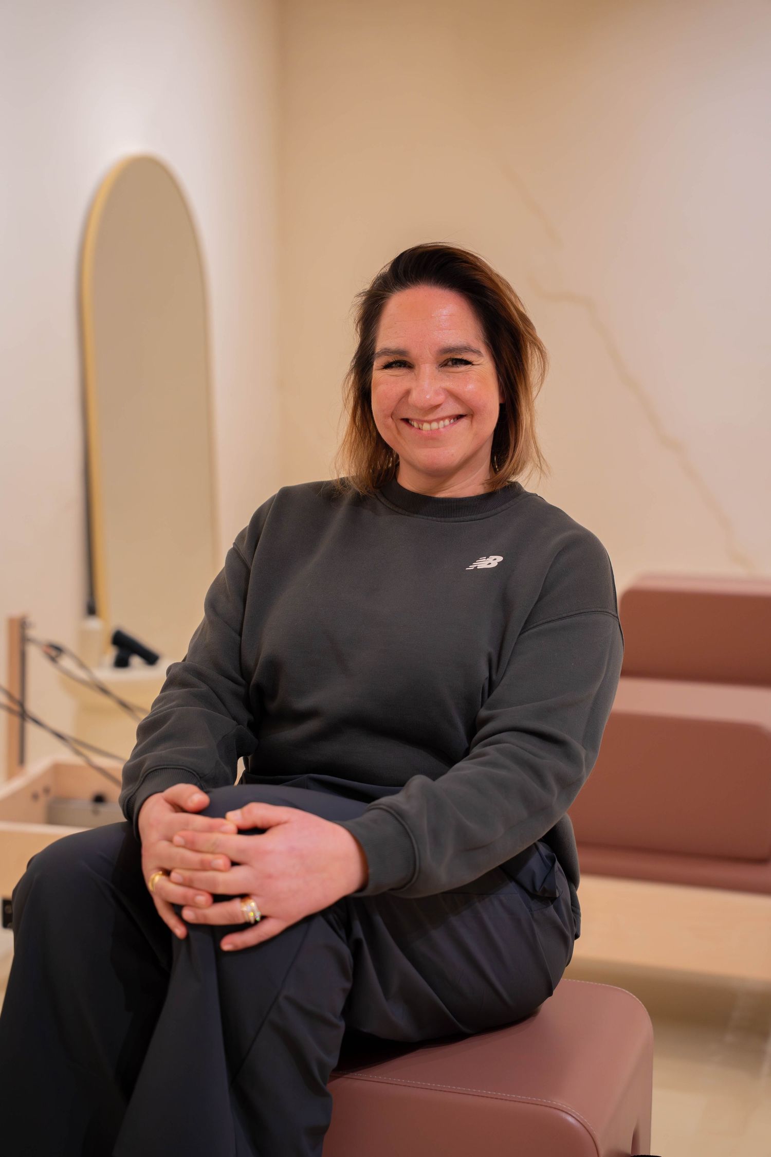 vrouwelijke ondernemer tijdens branding shoot
