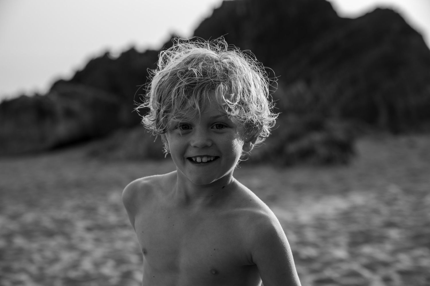 Boy on the beach, South Hams