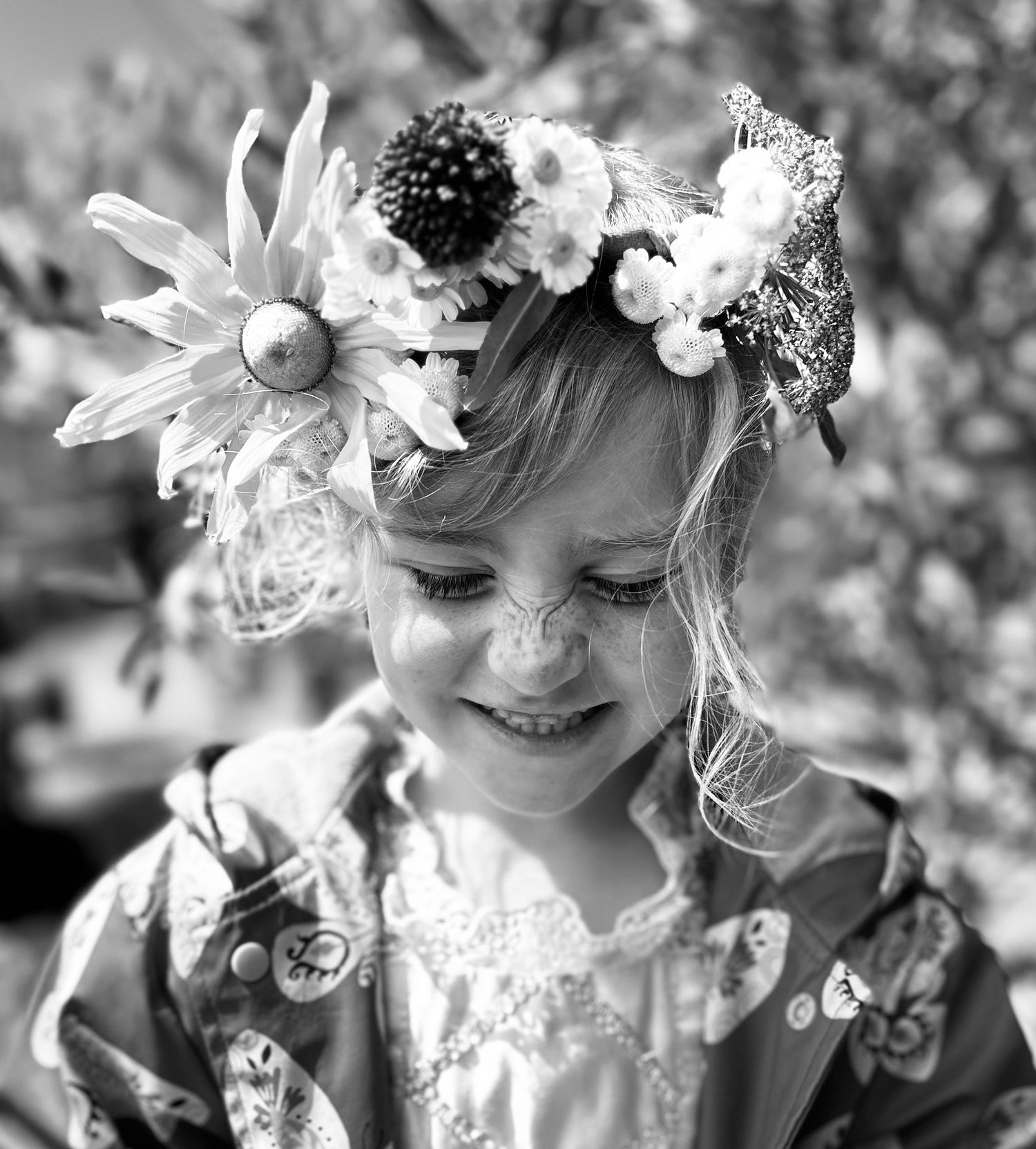 Flower crown girl, Cornwall