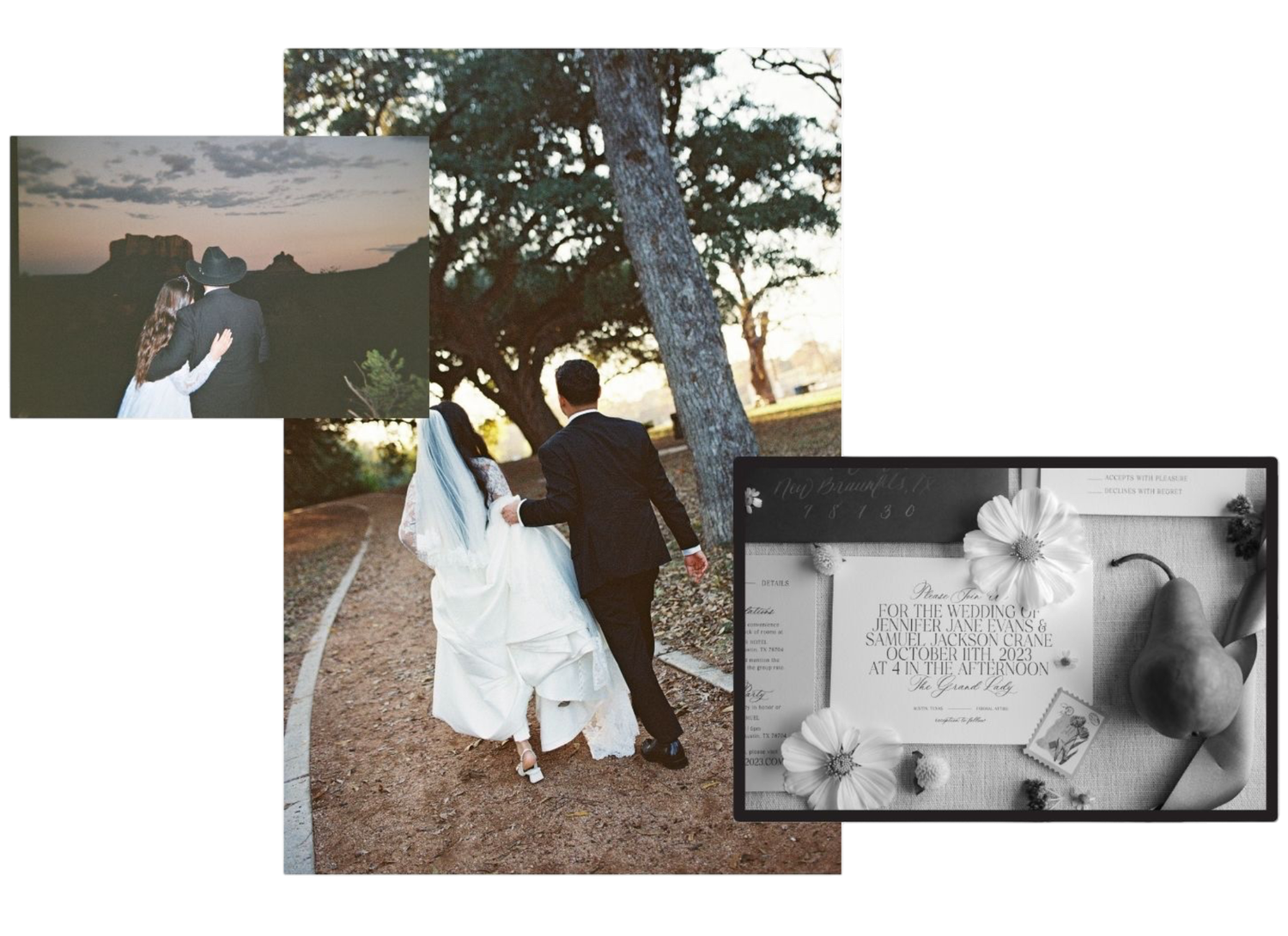Film photography photos during golden hour