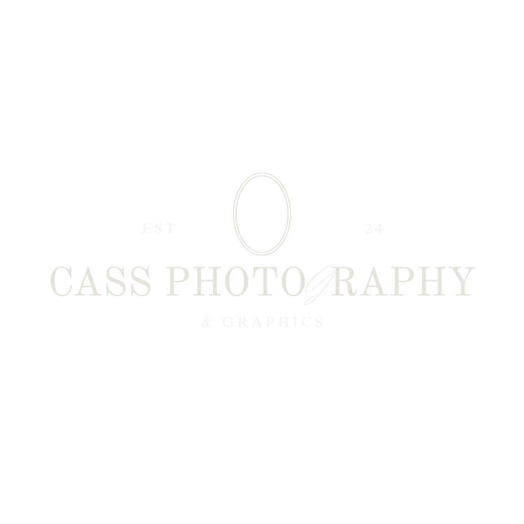 Clean typography logo design for a professional photography business.
