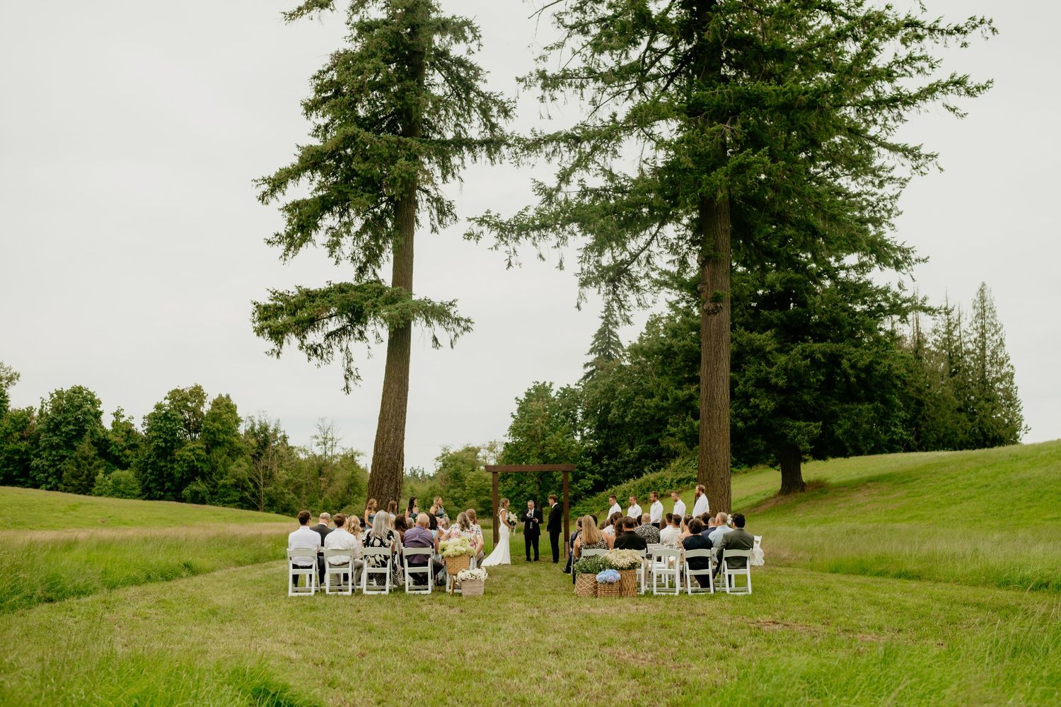 Bride and groom laughing during Fraser Valley reception