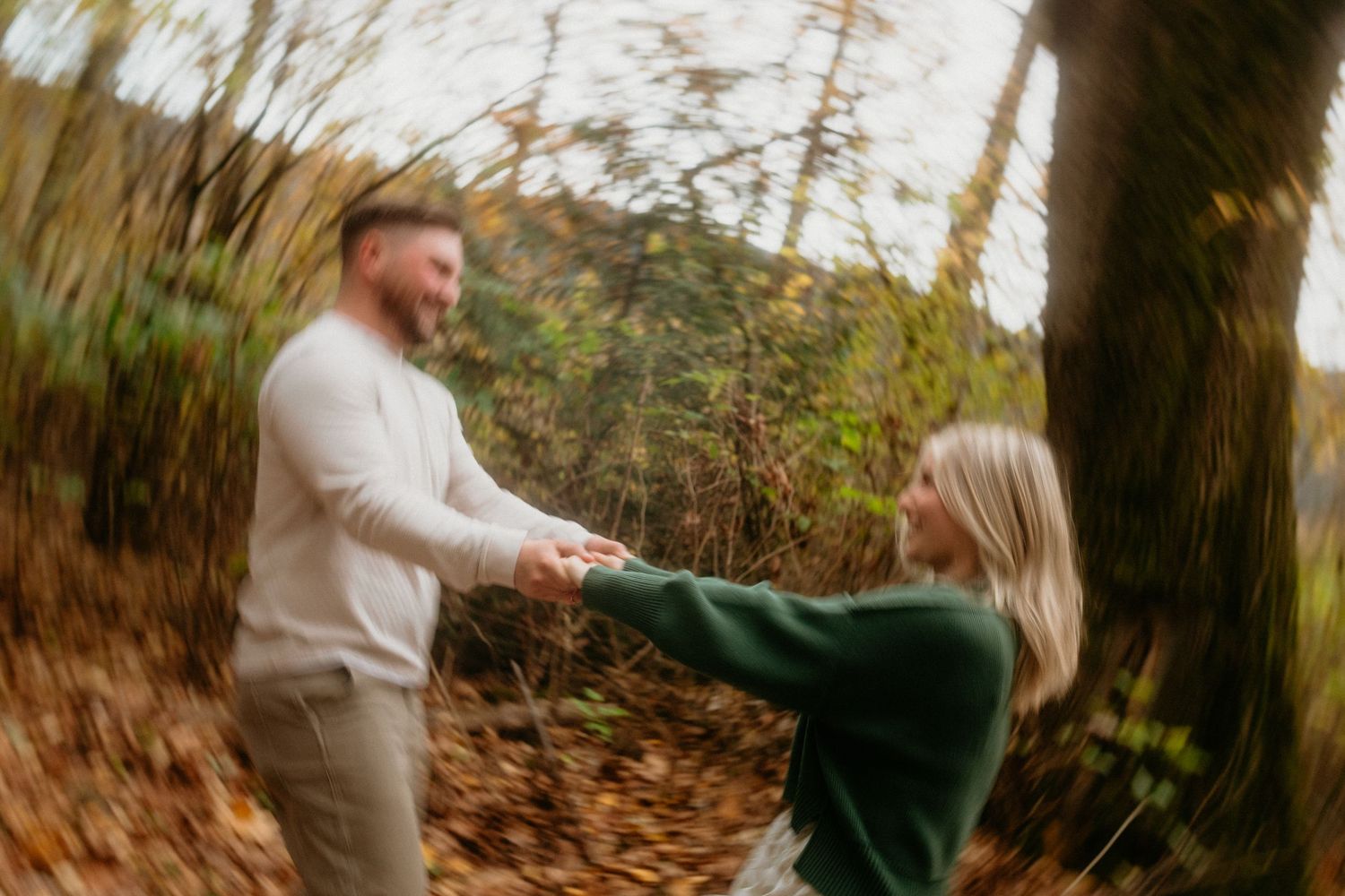 Outdoor wedding vows in Vancouver, BC