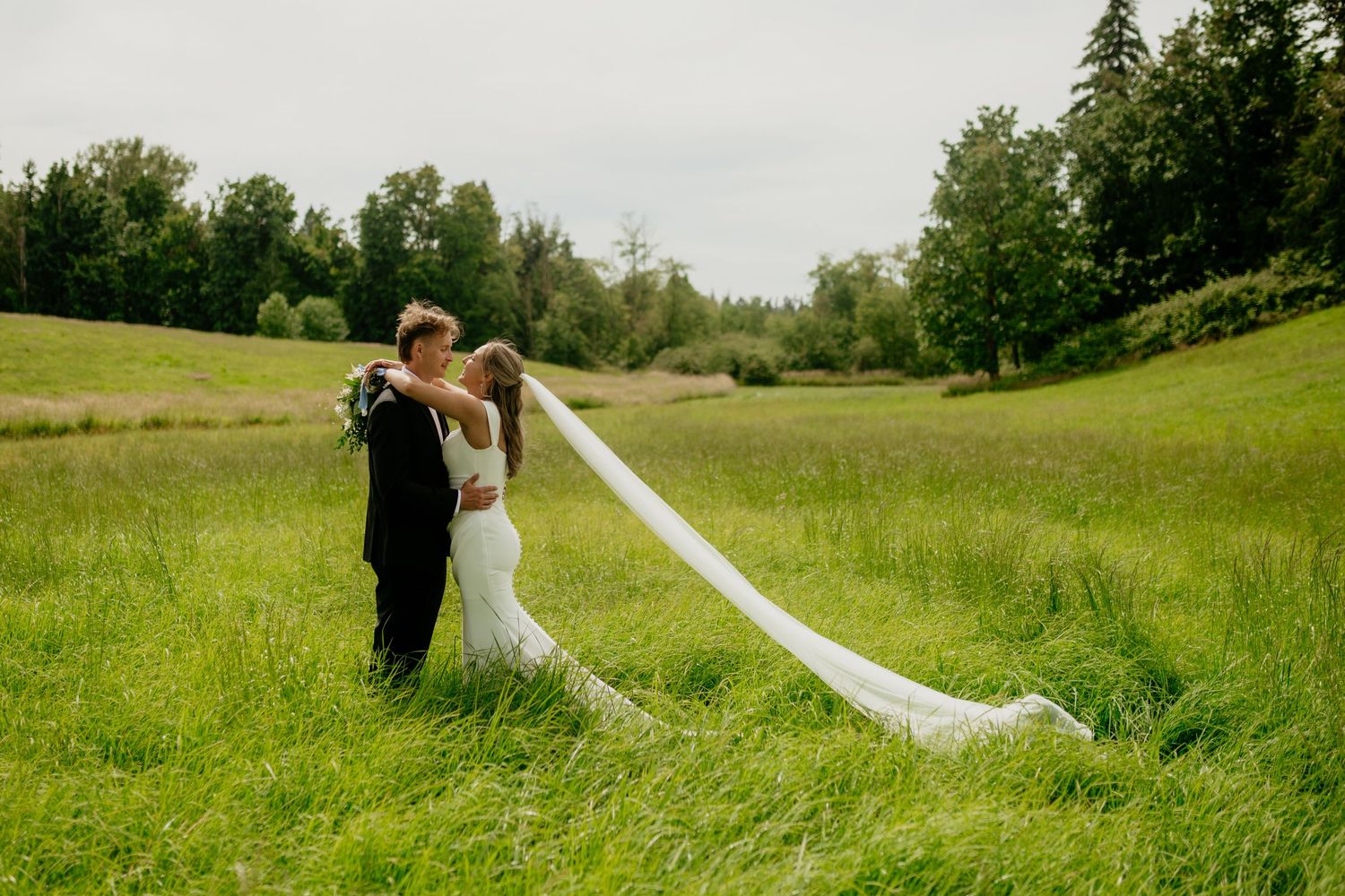 Vancouver wedding couple candid moment