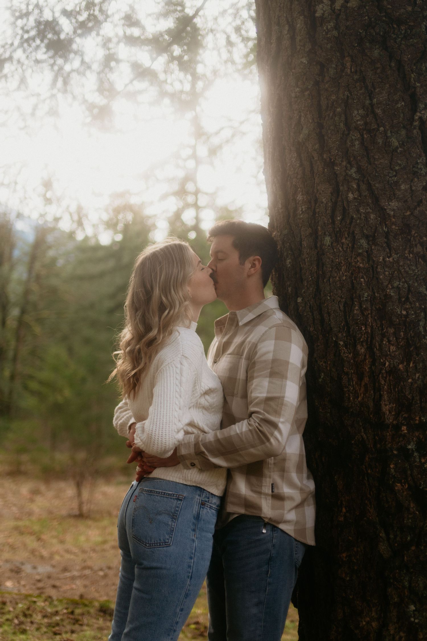 Sunset couple portrait in Vancouver, BC