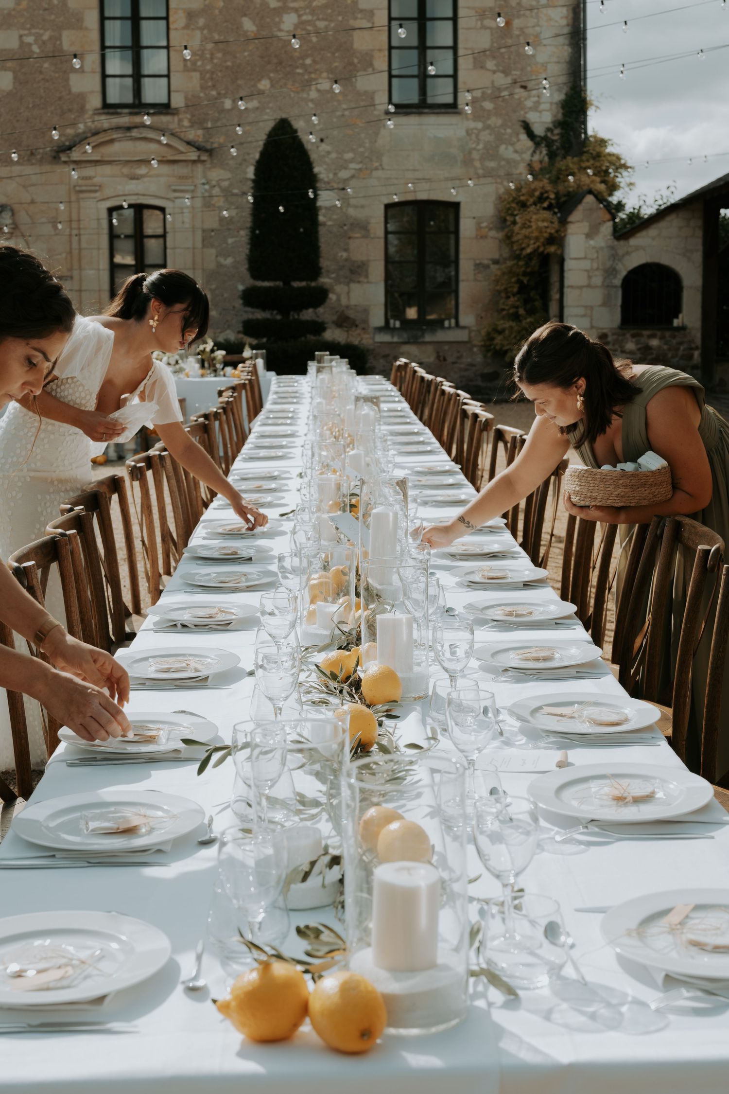 photographe mariage Angers Prieuré St Ellier Angers mariage dolce vita citrons