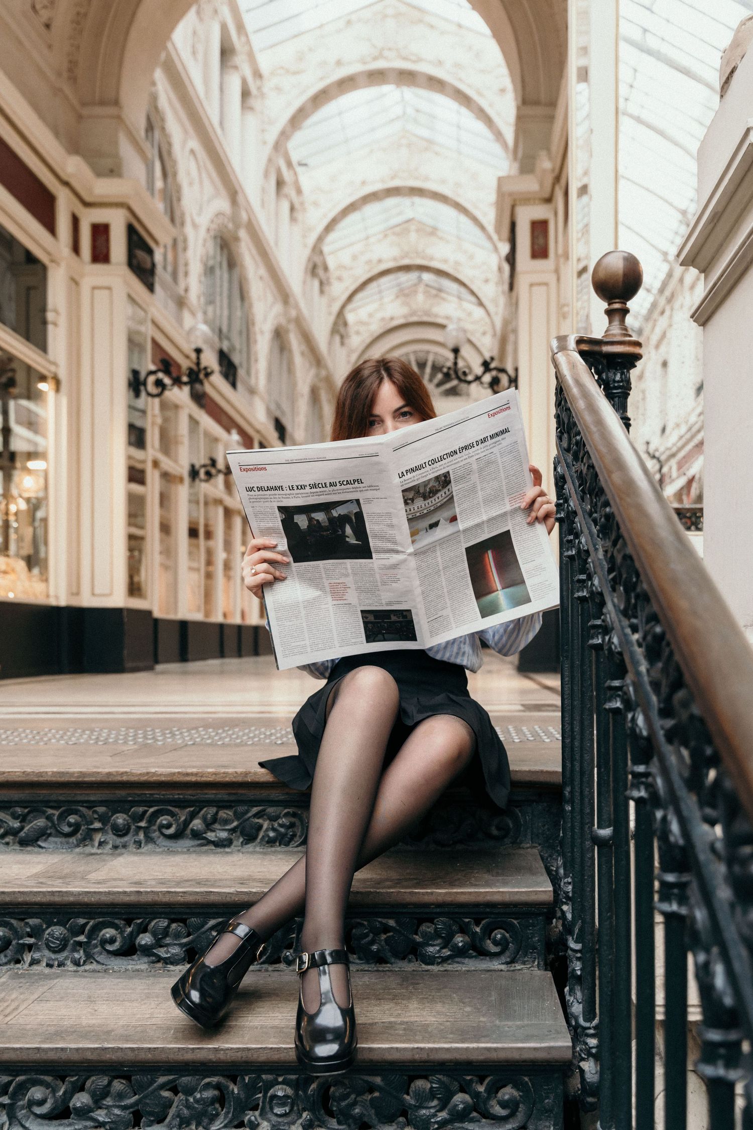 portrait de femme, Passage Pommeray
