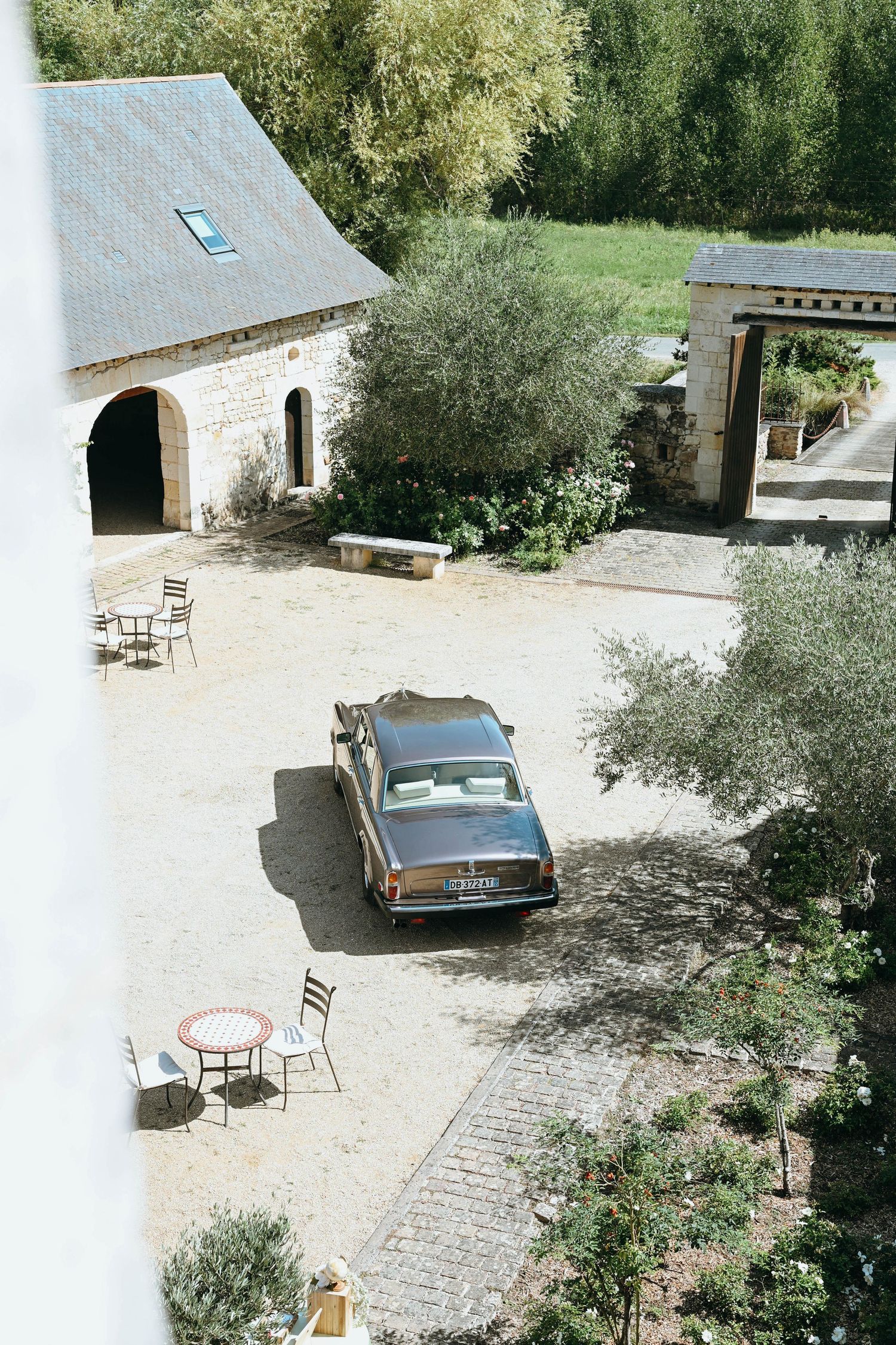 photographe mariage Pays de la Loire
voiture des mariés
Prieuré St Ellier