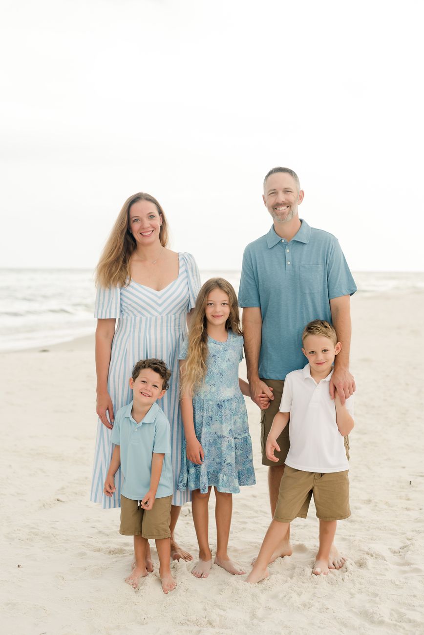 family beach portraits destin fl