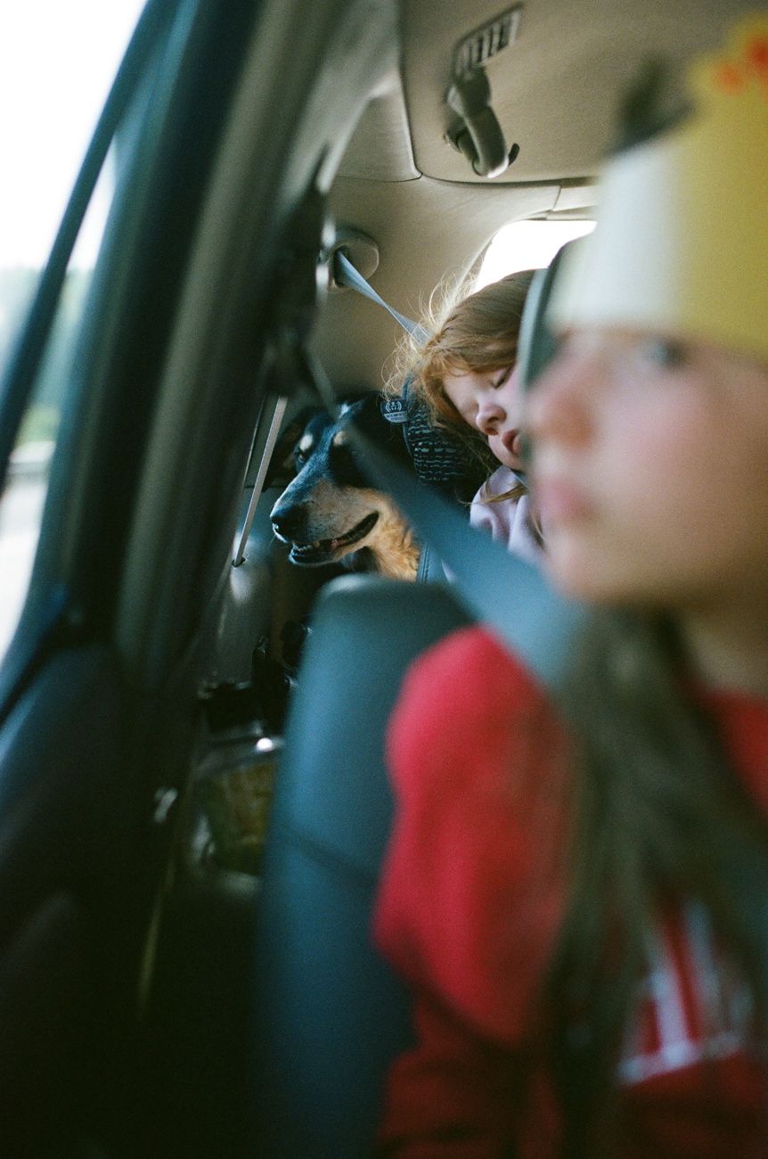 Artistic car interior portraits with moody lighting and shallow focus.