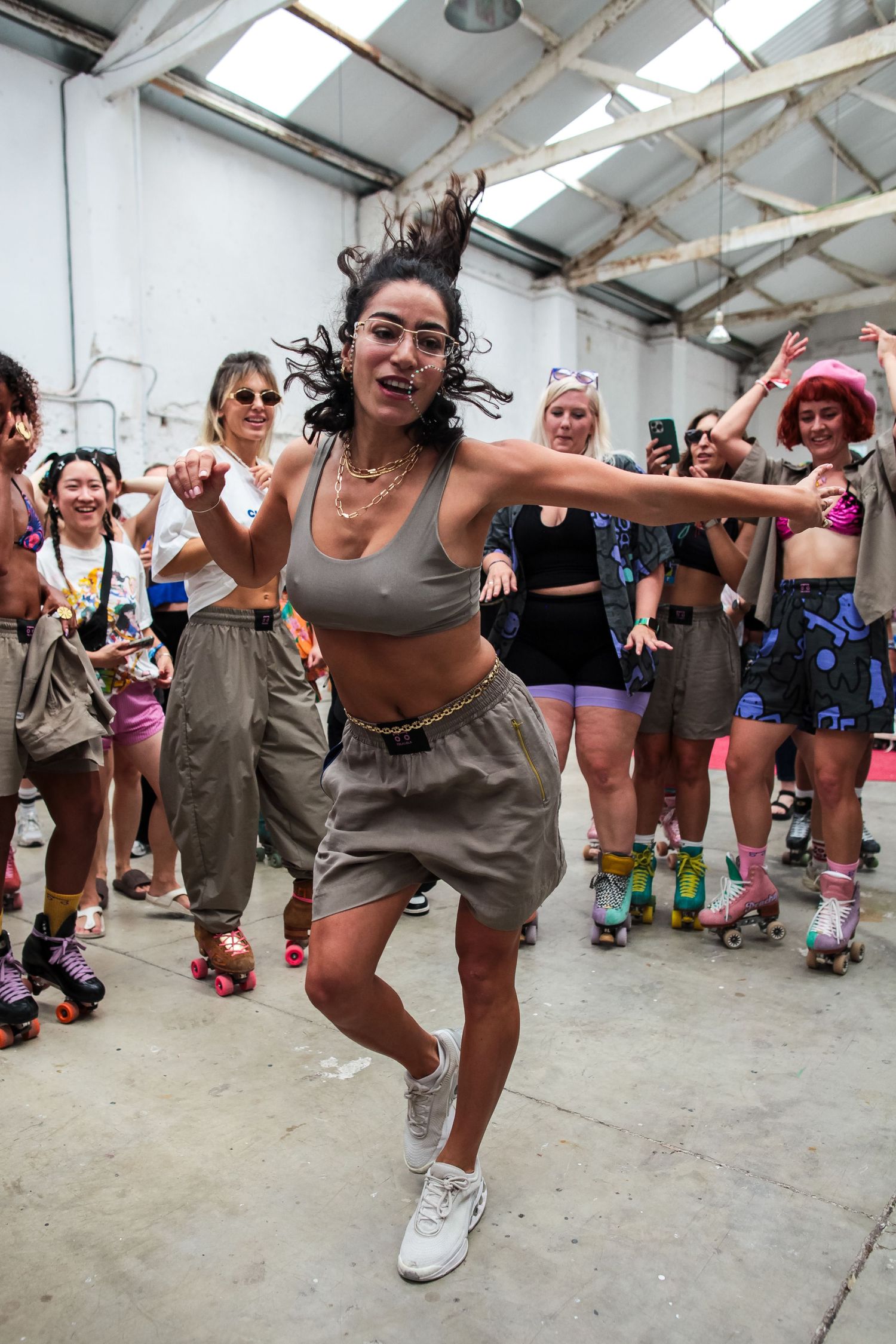 someone dancing during an event