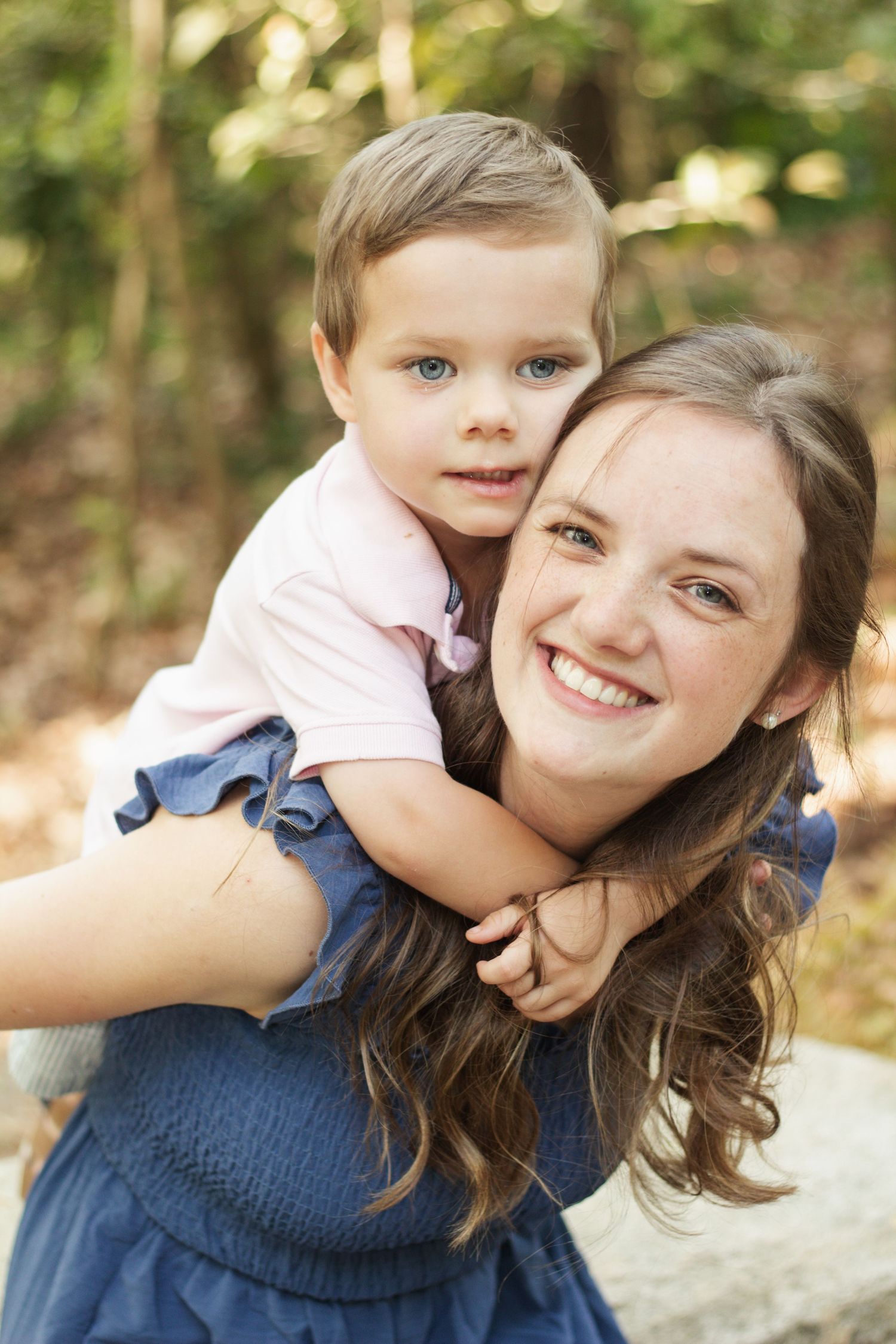 Spartanburg SC family photography session at Hatcher Gardens