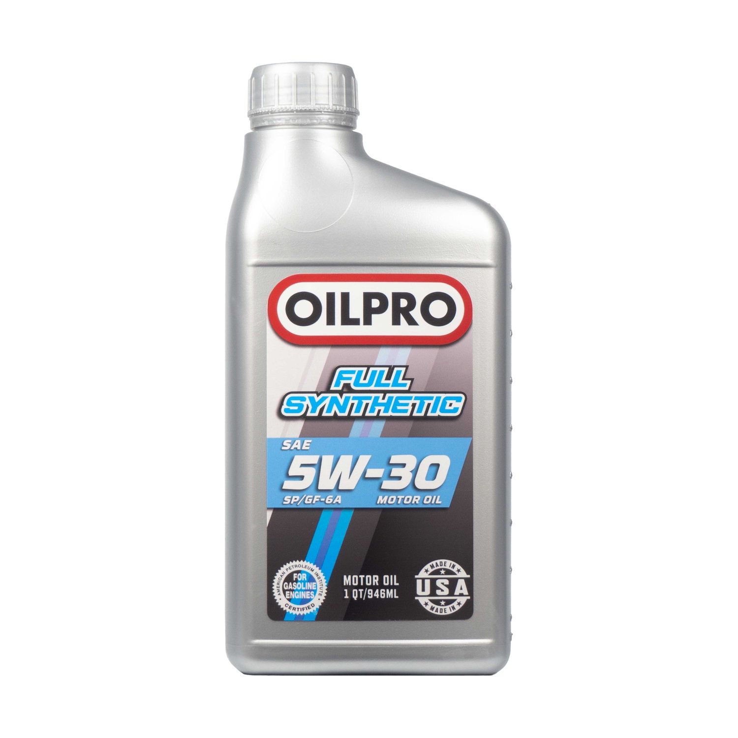 main image for a single quart of motor oil for product photo