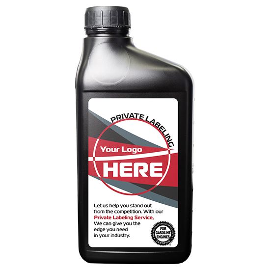 Product photography of a private label quart oil bottle for a small business in the oil industry in Spartanburg south carolina