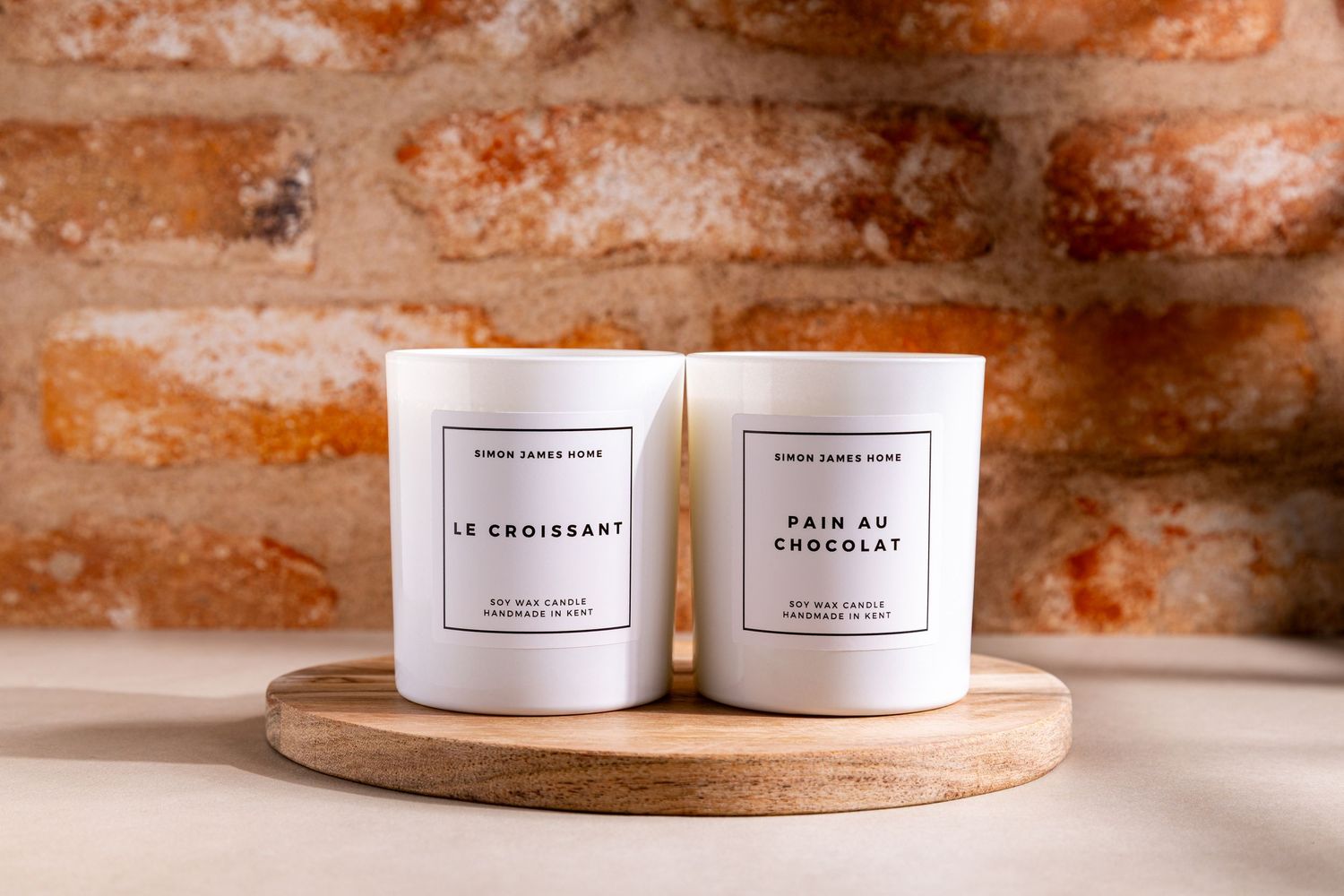 Styled product photography of Simon James Home luxury soy wax candles. An award winning lifestyle homeware brand based in Ashford, Kent.