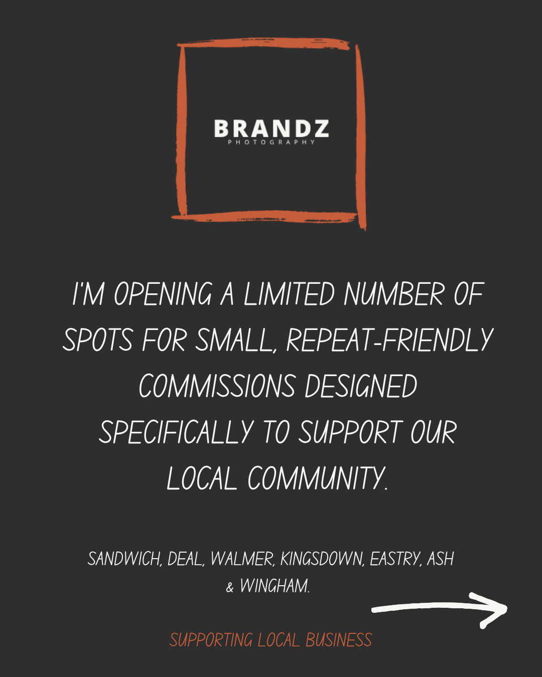 Brand Photographer supporting local businesses in Sandwich, Deal and Walmer Kent.