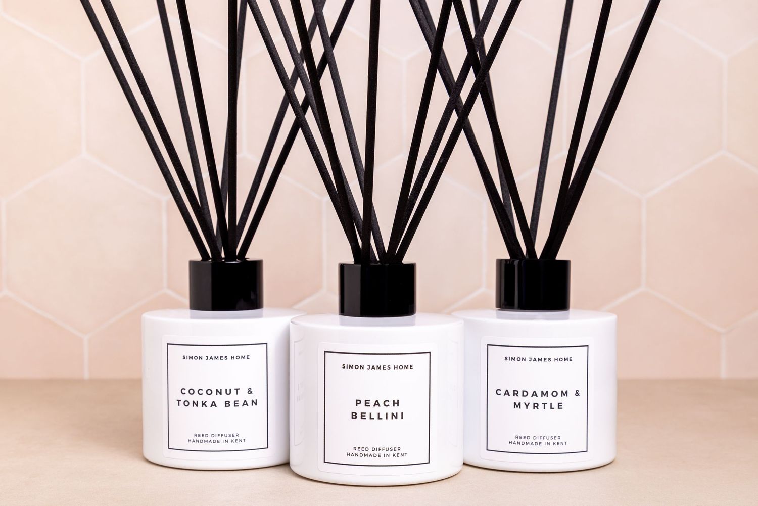 Product photography of candle brand in East Kent studio.