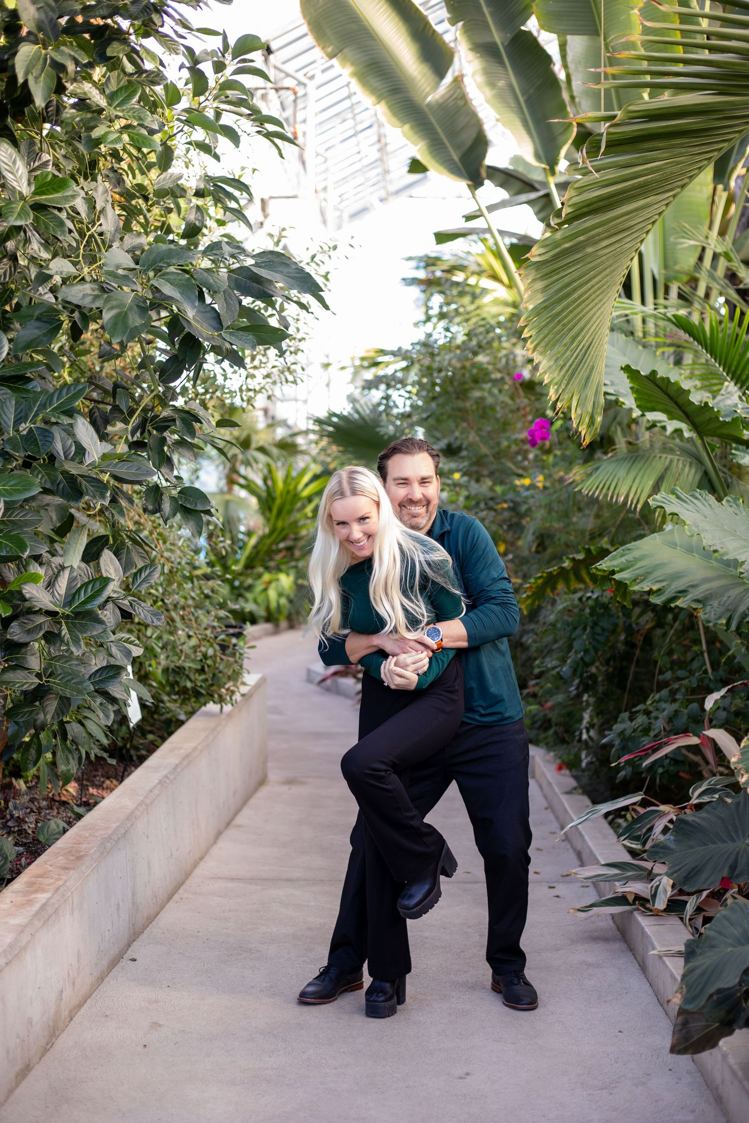 Green house engagement session Toronto, Ontario. Wedding Photographer, London, Ontario