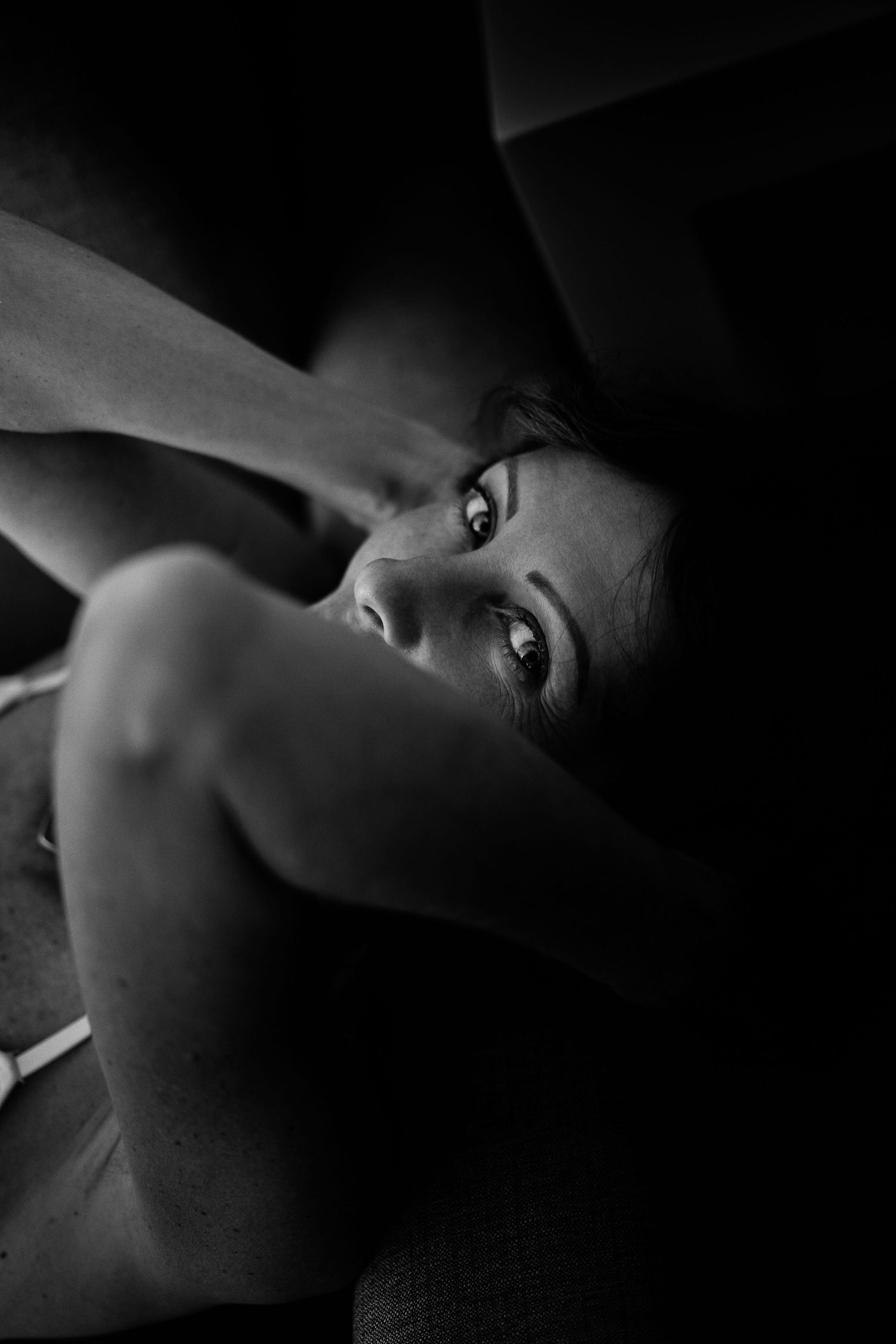 Nathalie, maman de 50 ans, lors d'une s