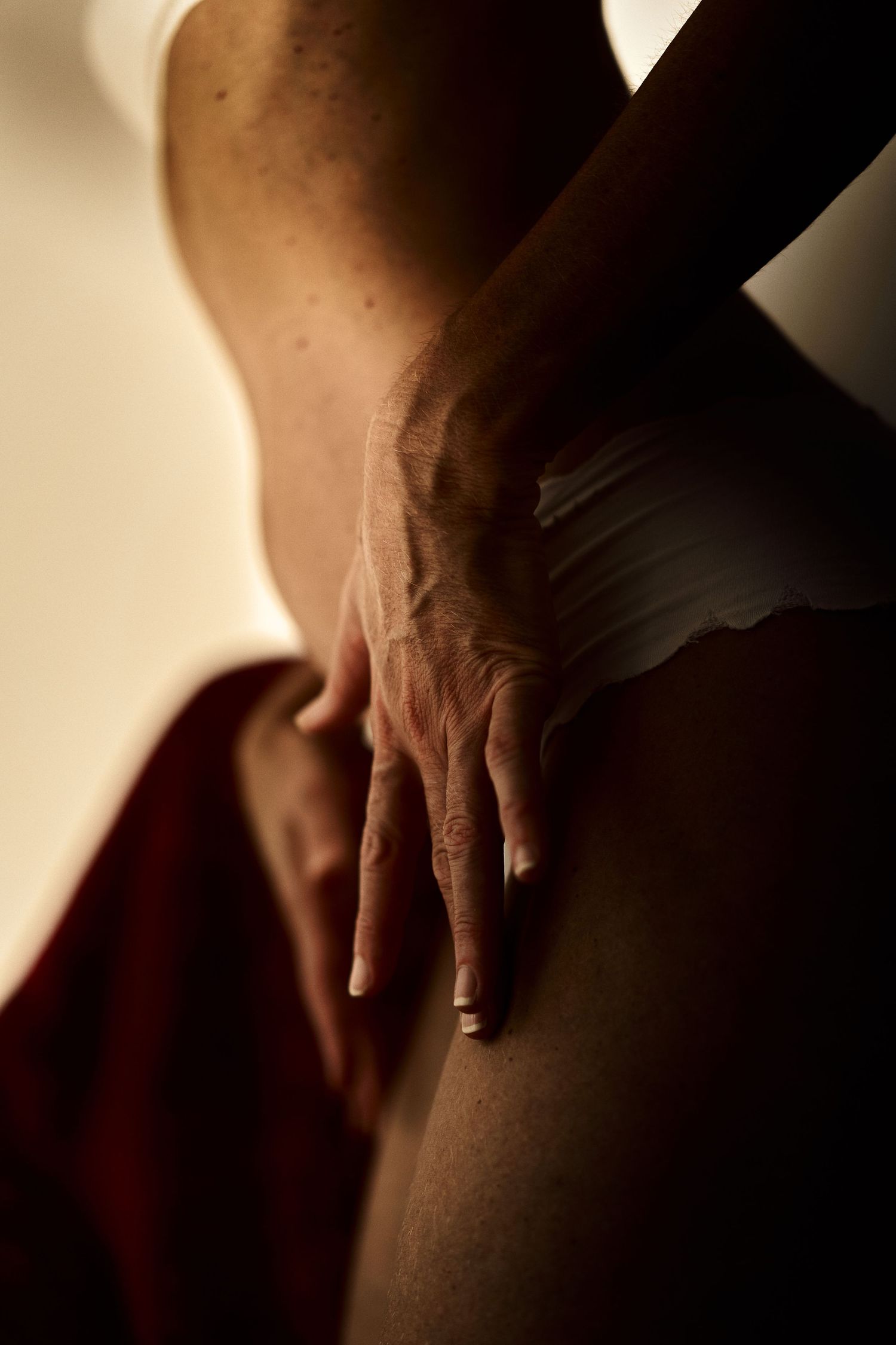 Nathalie, maman de 50 ans, lors d'une s
