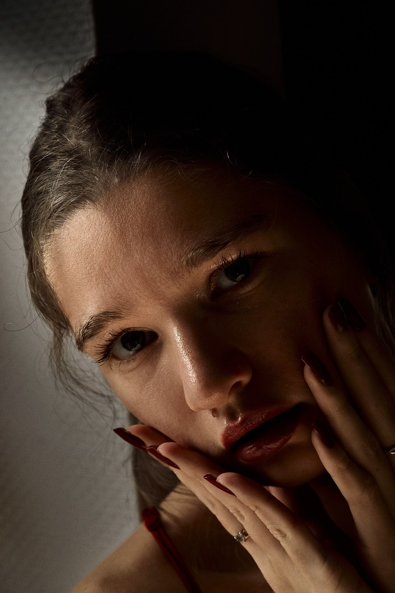 Séance de Photothérapie, portrait travaillé avec Lucie à Toulouse.