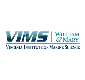 VIMS William and Mary Virginia Institute of Marine Science logo in blue tones on white background.