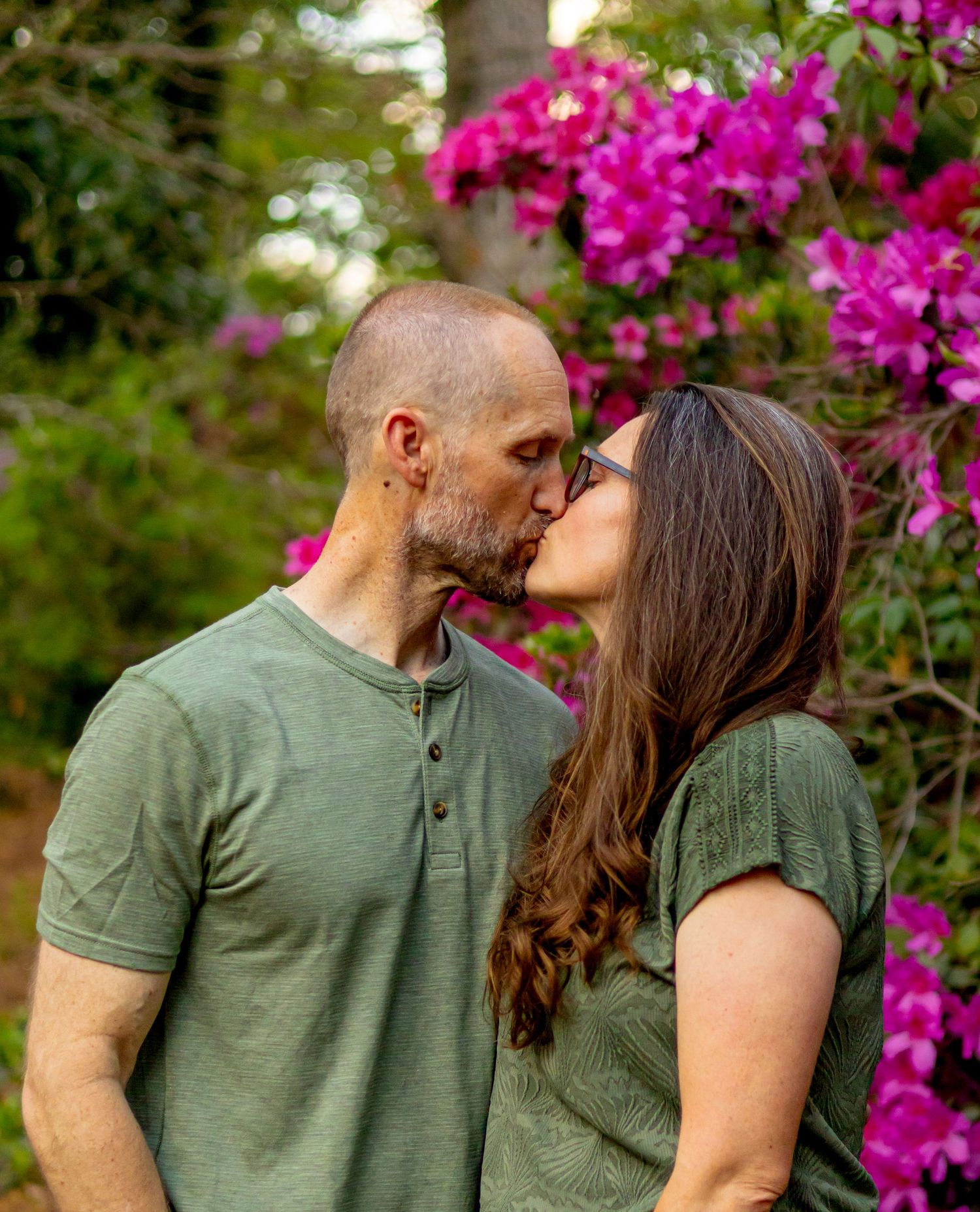 Family photography session at Glencairn Gardens in Rock Hill, SC.