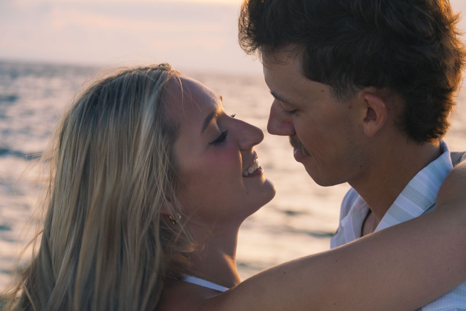 Couples photography session on Fort Myers Beach.