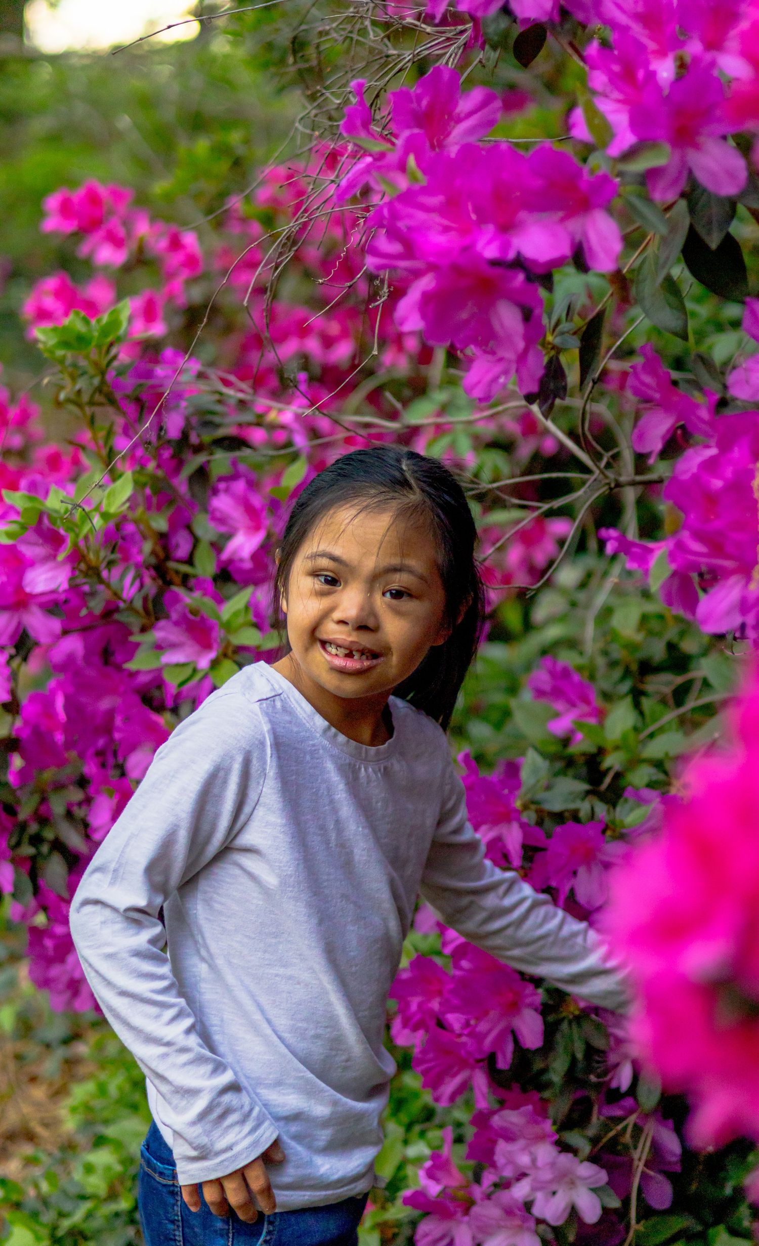 Family photography session at Glencairn Gardens in Rock Hill, SC.
